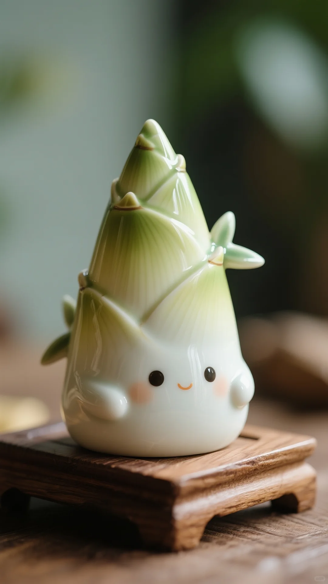 这只陶瓷竹笋，把自然捧在手心里