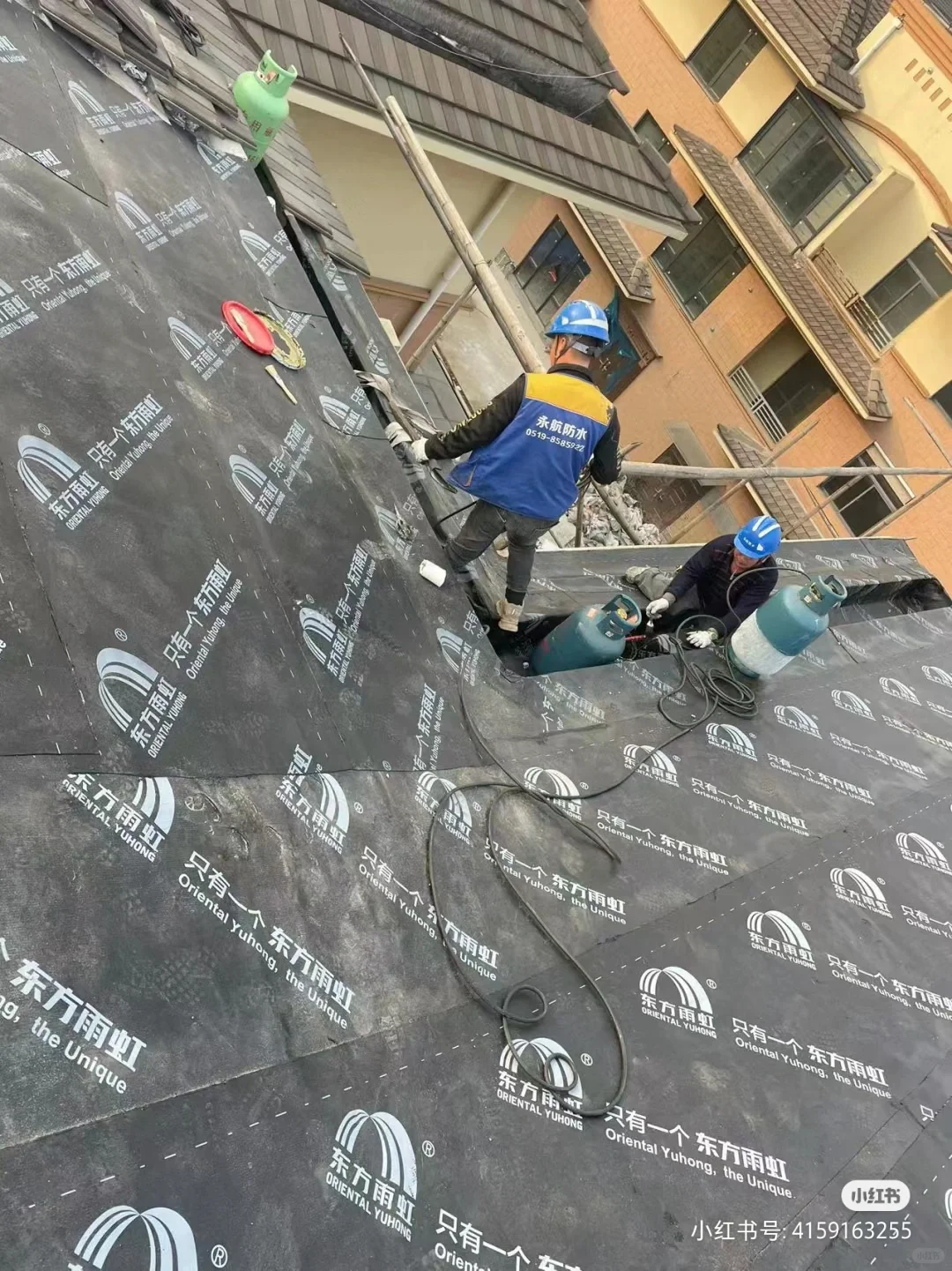 屋面防水/平台防水施工工艺流程,屋顶防水