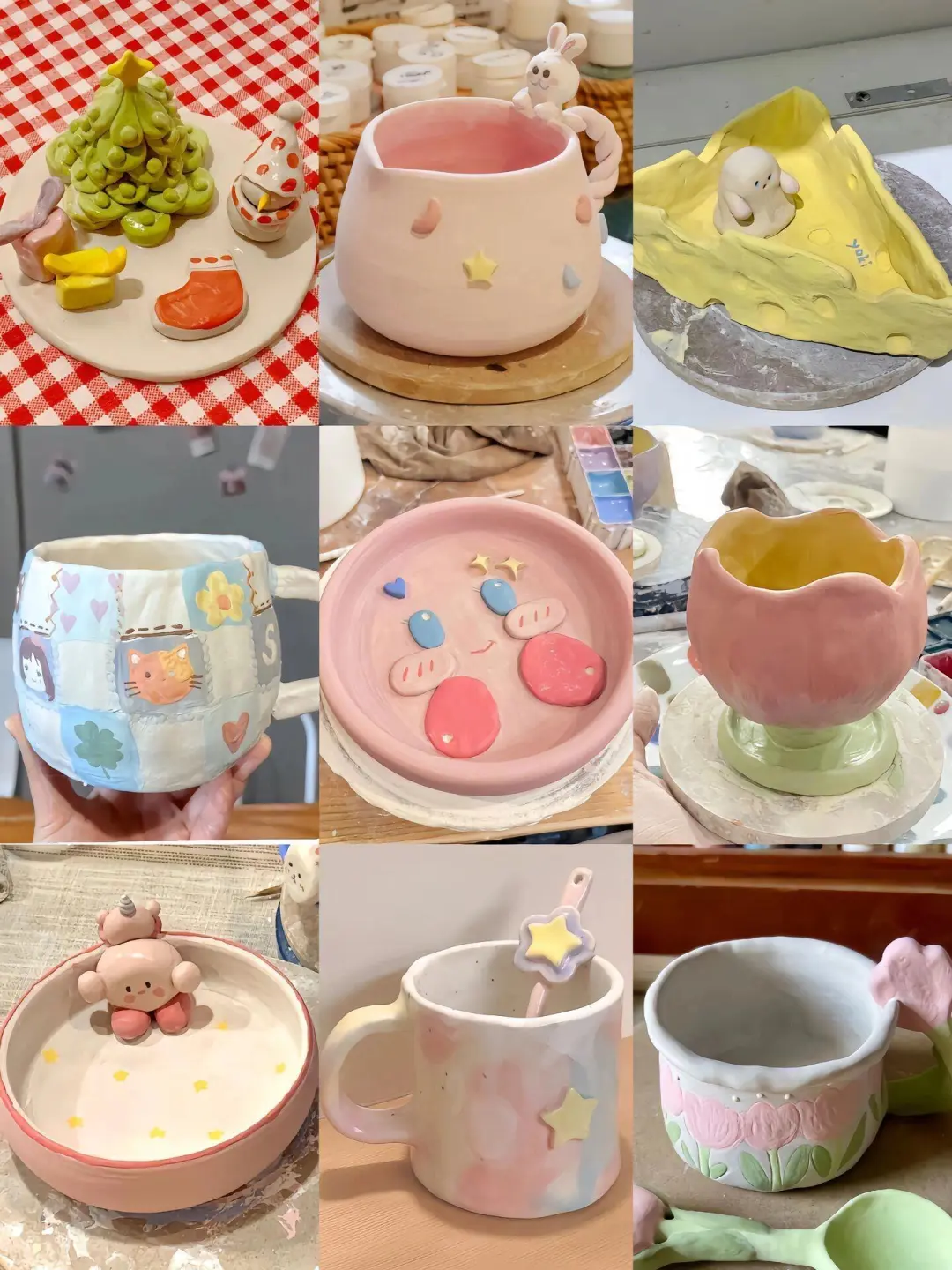超好玩的陶艺diy‼️