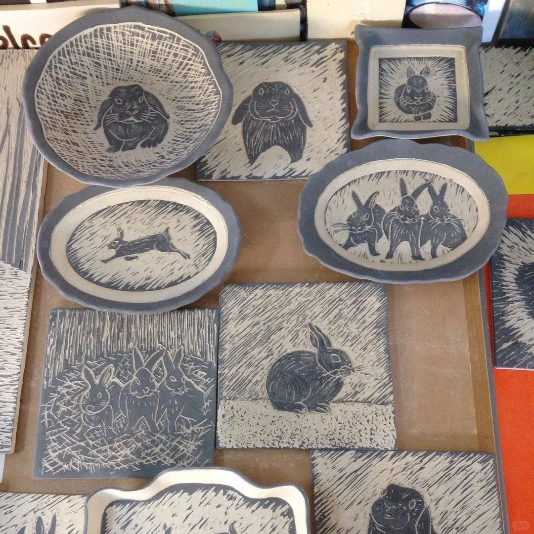 黑色化妆土也可以很漂亮❗️❗️