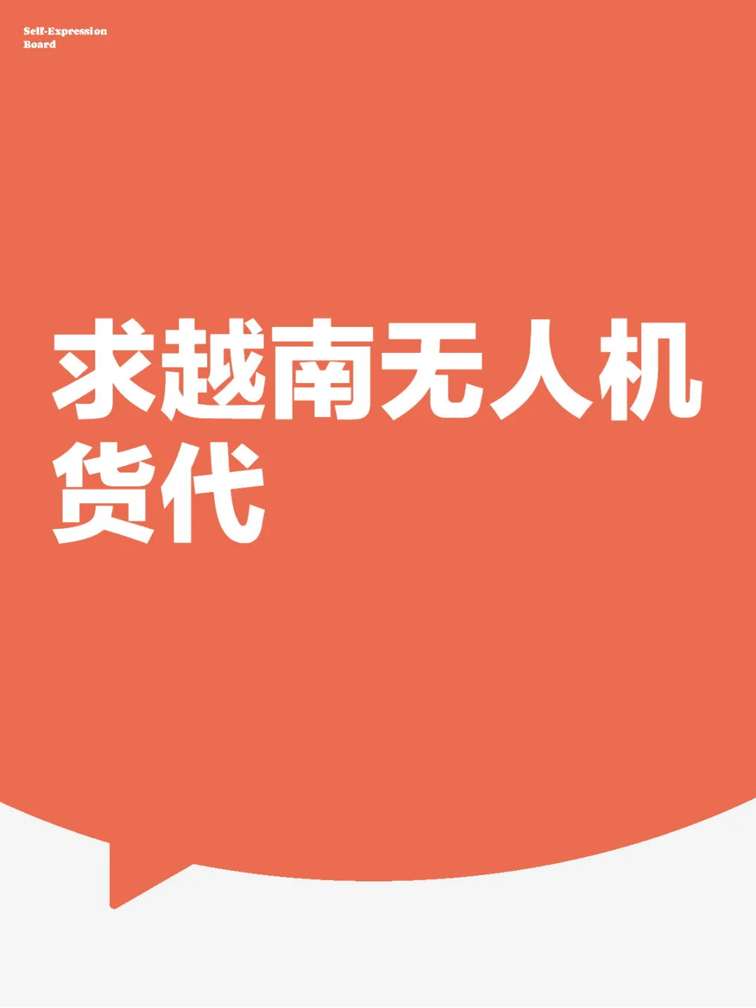 来个实力货代，出越南的。玩具无人机