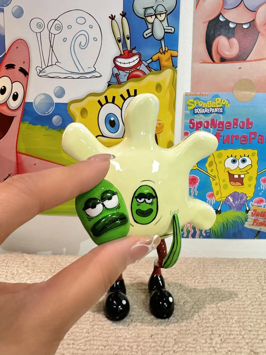 石塑黏土 | 海绵宝宝路人鱼系列