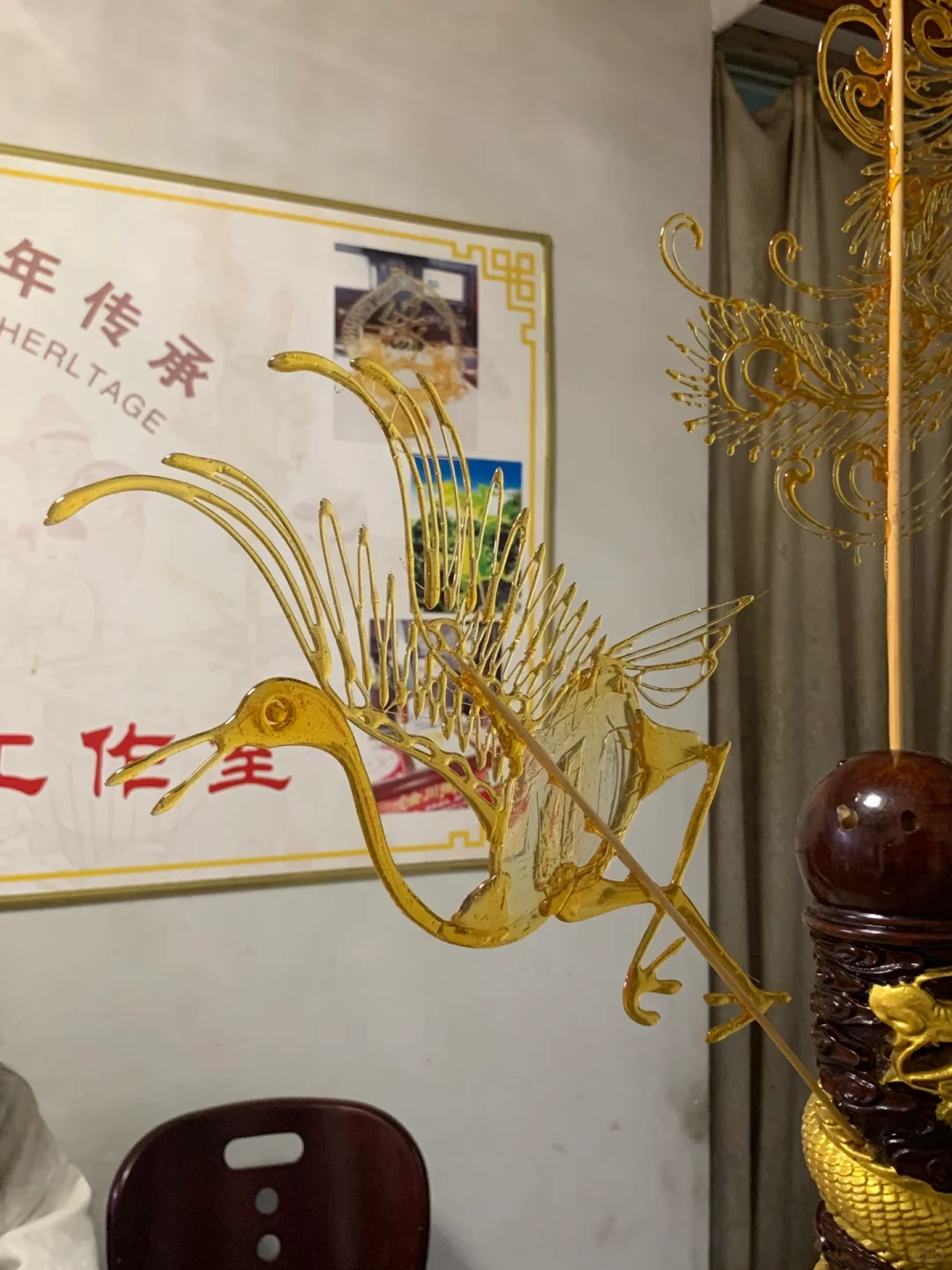 新手第一次画糖画