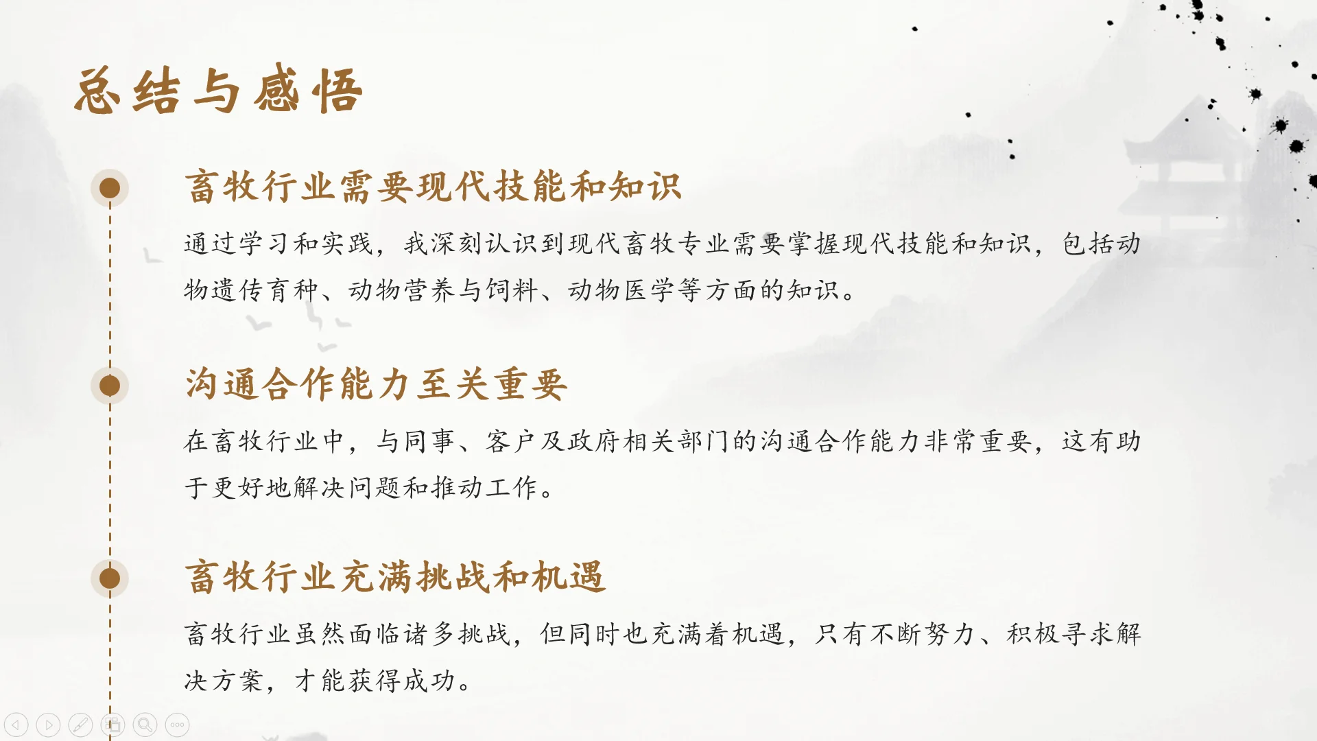 畜牧业职业规划PPT