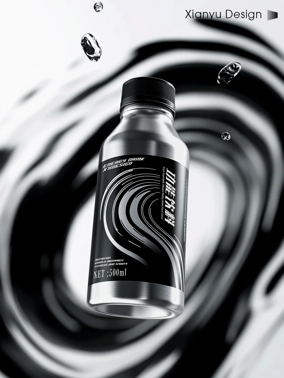 一眼就能知道这是能量饮料 功能饮料包装