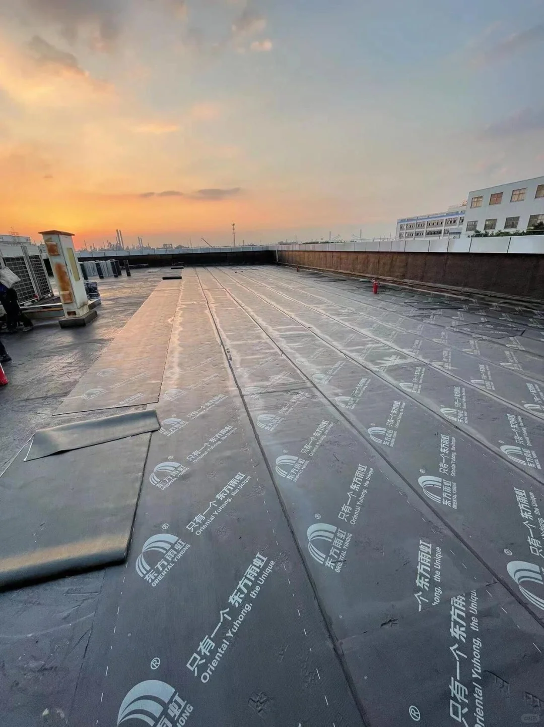 屋面防水/平台防水施工工艺流程,屋顶防水