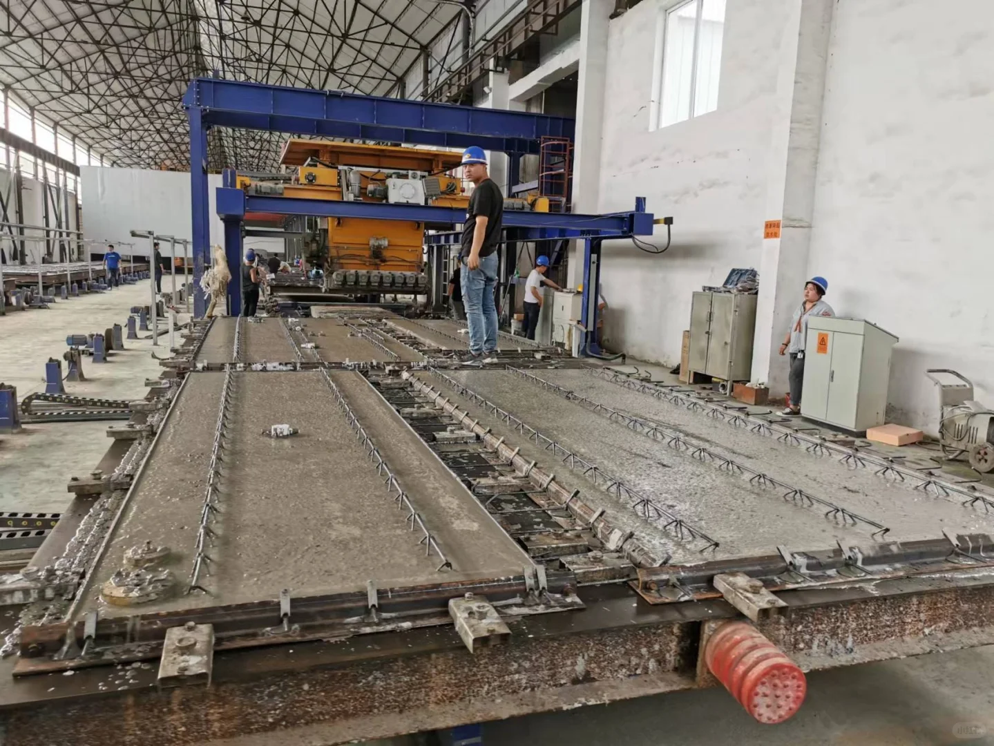 装配建筑叠合板生产流水线