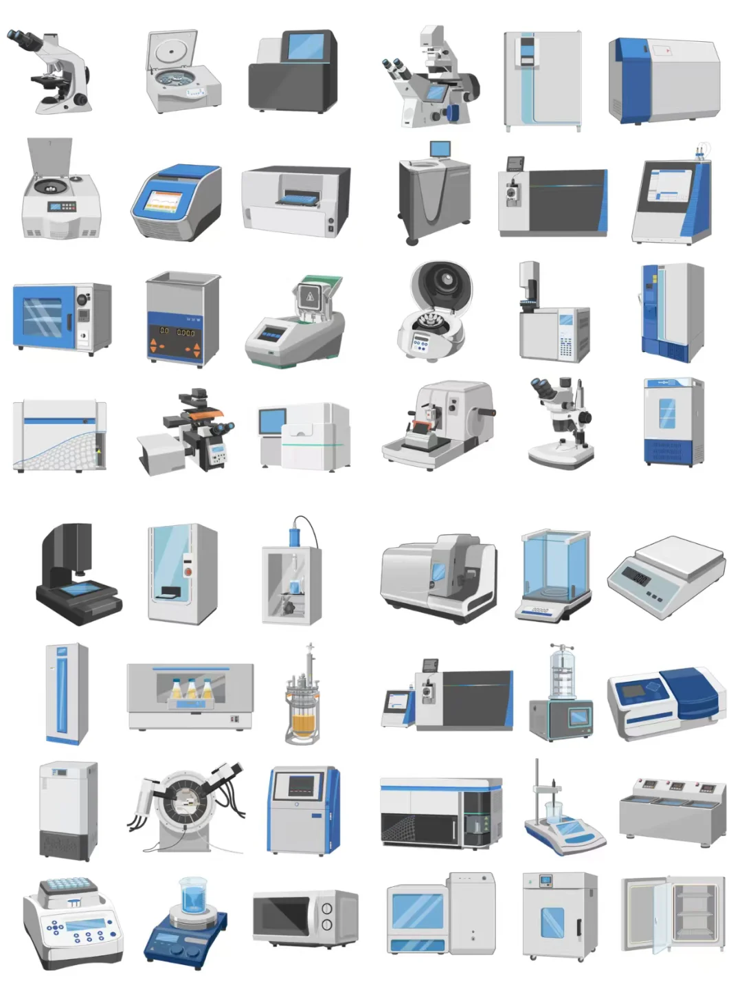 免费高清实验室仪器科研绘图素材分享