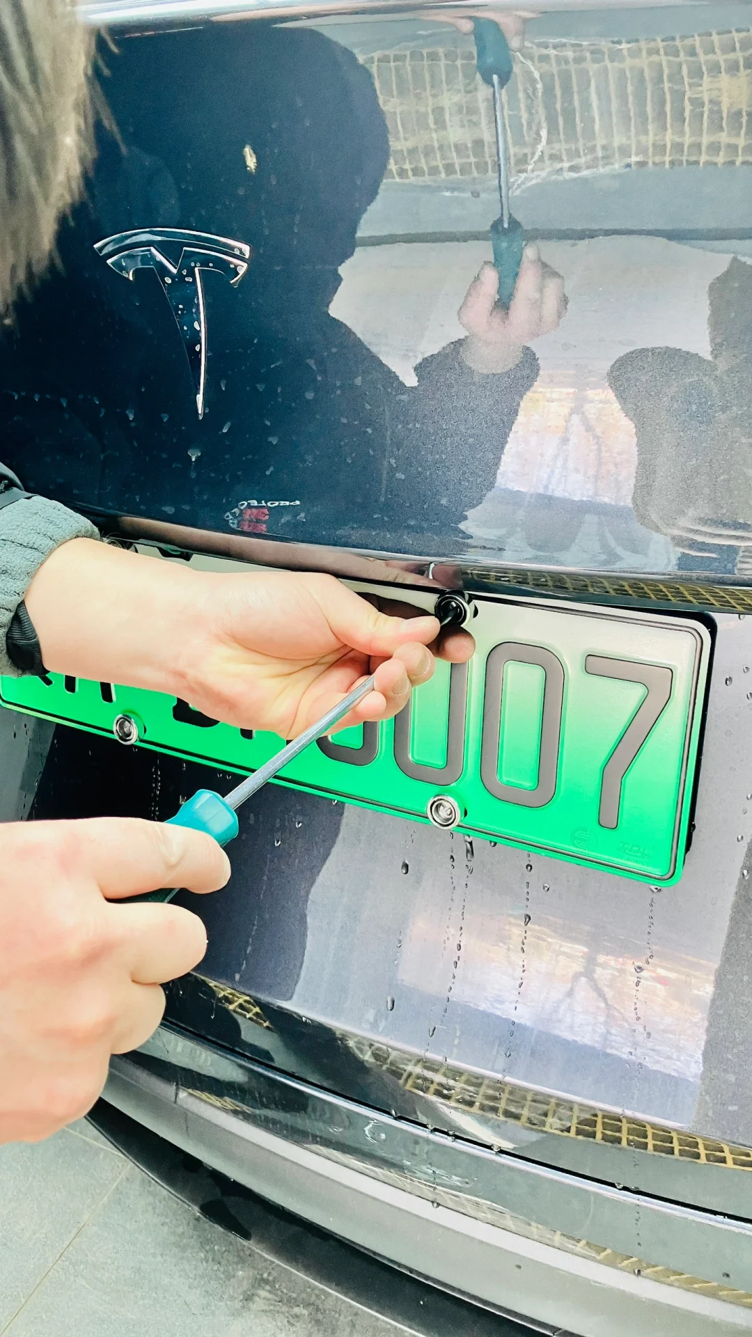 不愧是3M顶级膜，遇水变色！