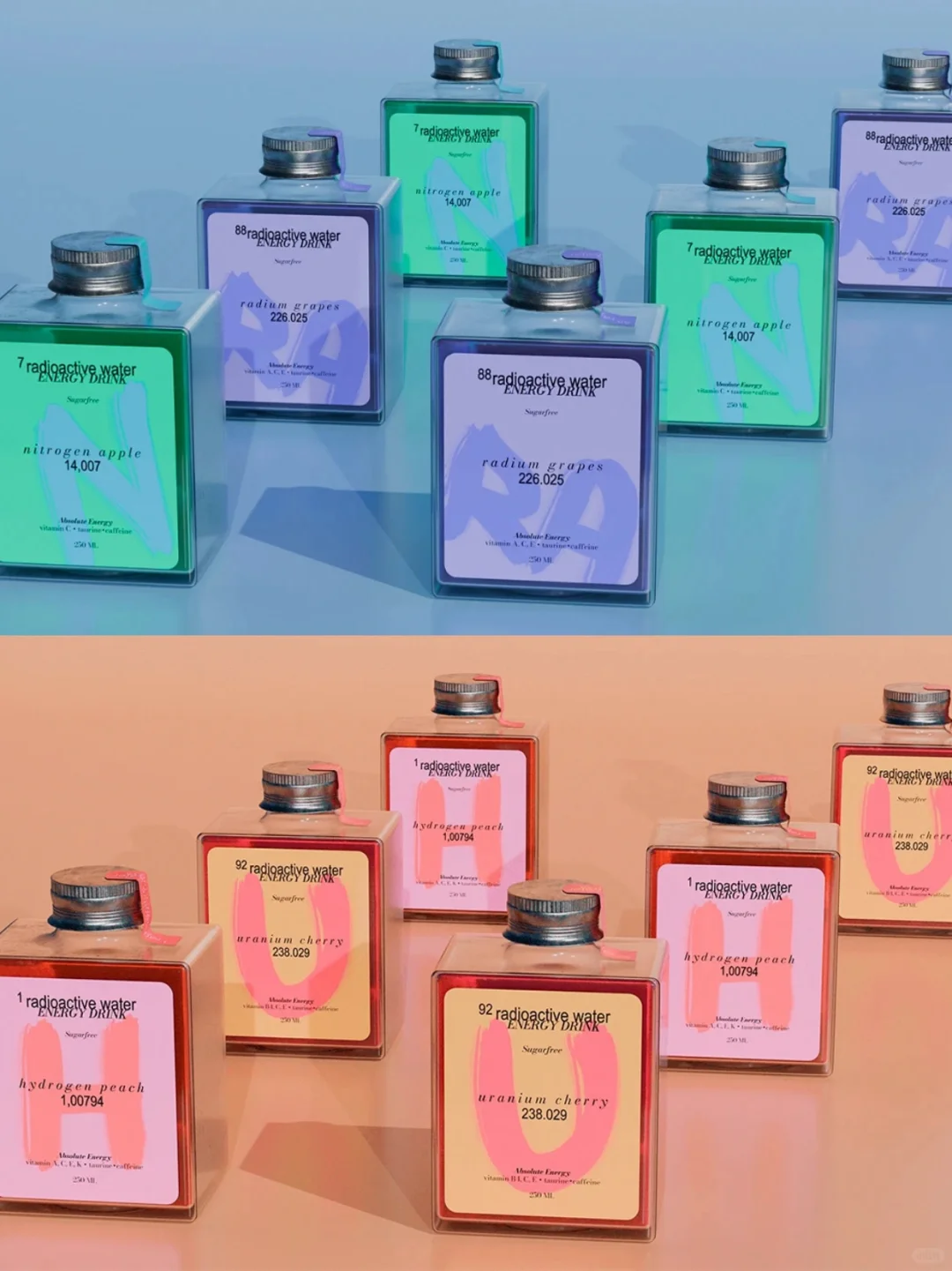 多巴胺设计|打破常规的能量饮料包装设计