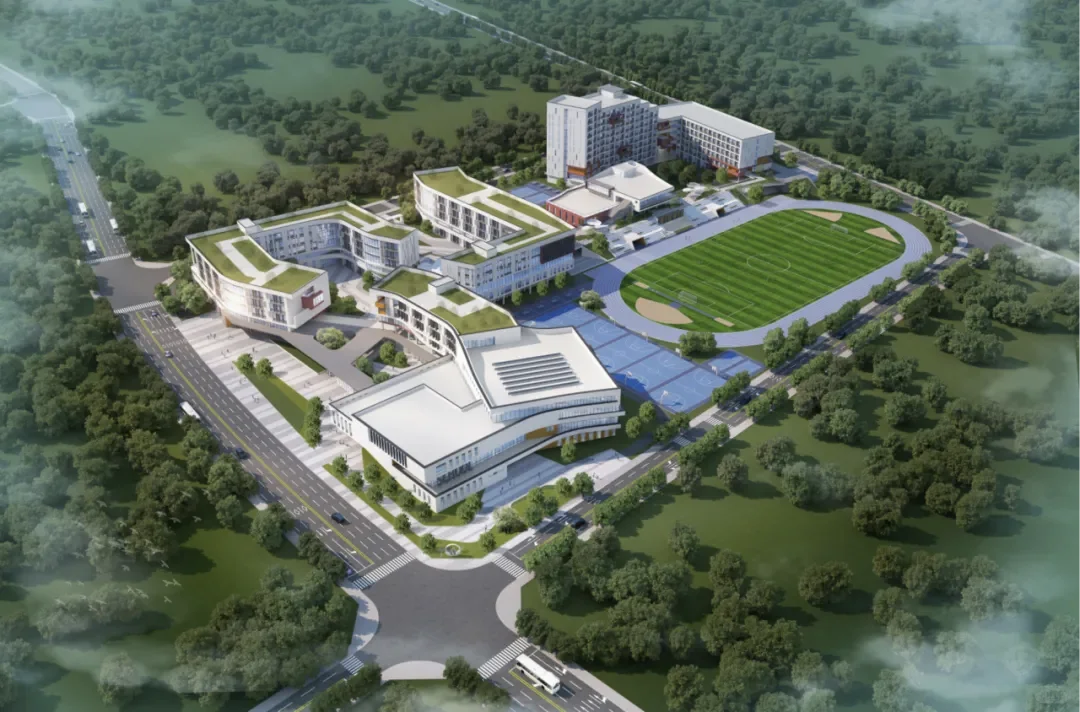 郫都区西南交大石室蜀都中学最新建设进展