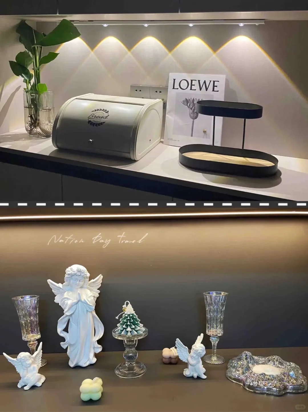 玄关开放格摆件