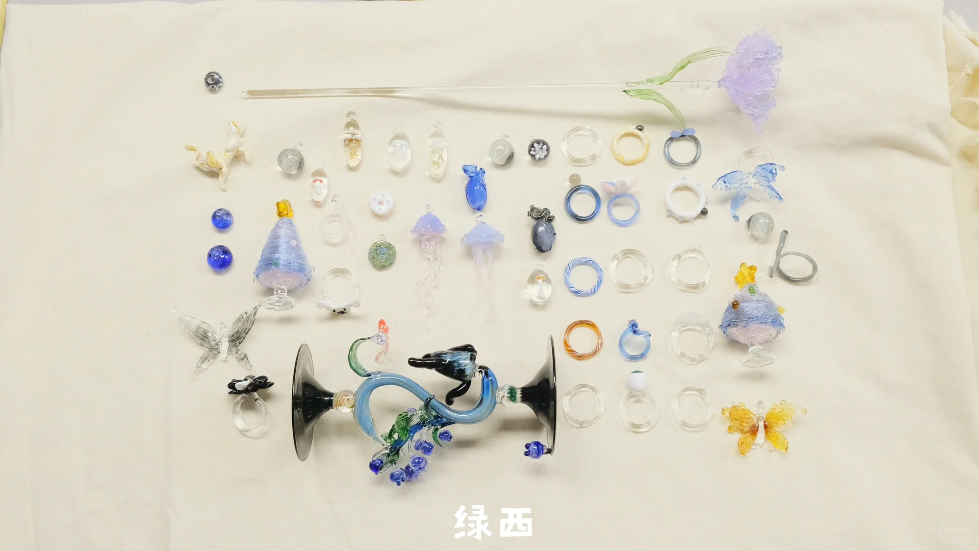 七天灯工玻璃系统训练学员作品分享|摸鱼猫