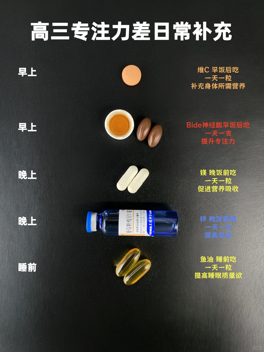 高三专注力差跟着小红书吃补脑补剂总结