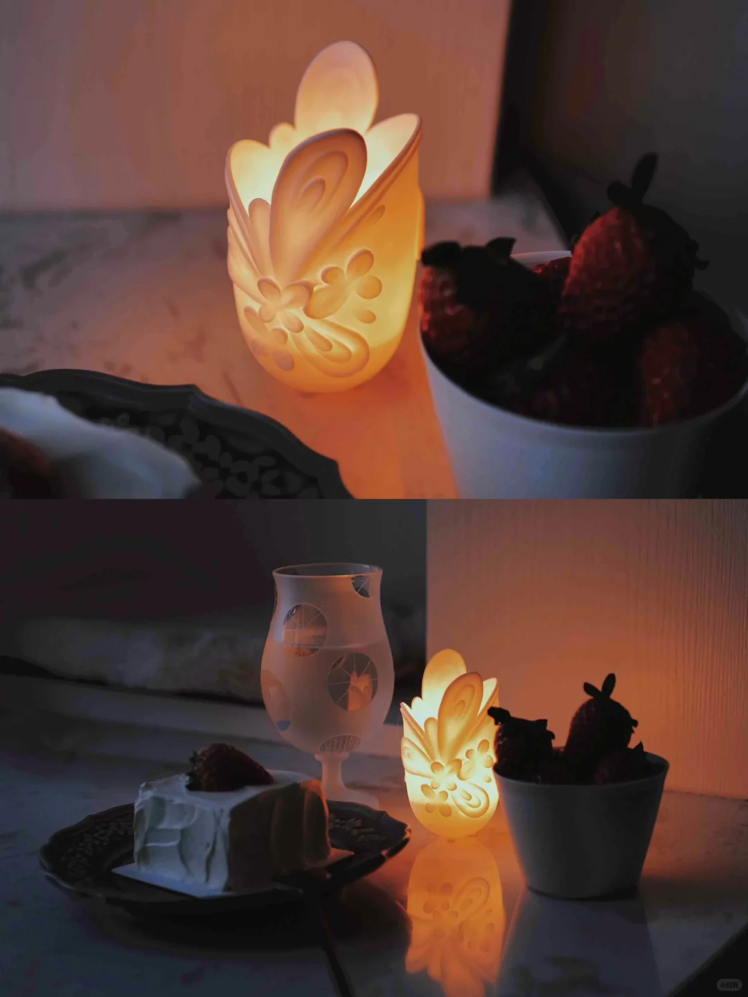 左划看烧制前后对比??