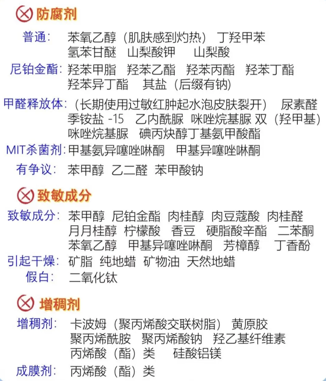 成分党看过来，护肤品成分分析