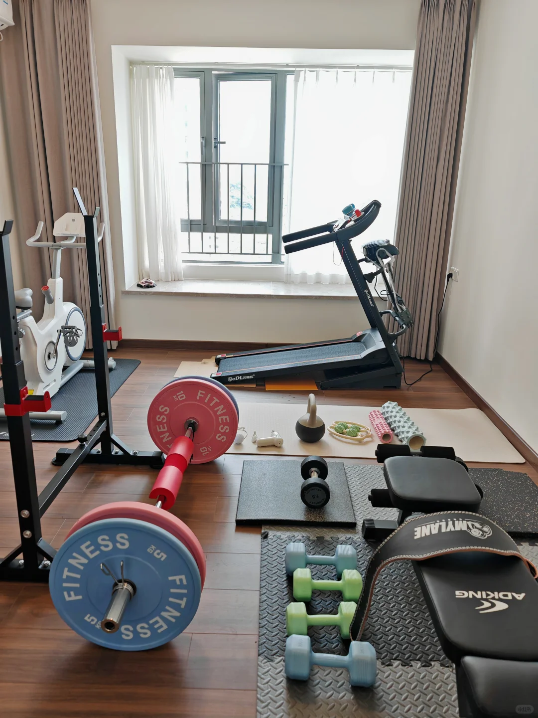 家庭健身房!我的蜗居健身好物清单