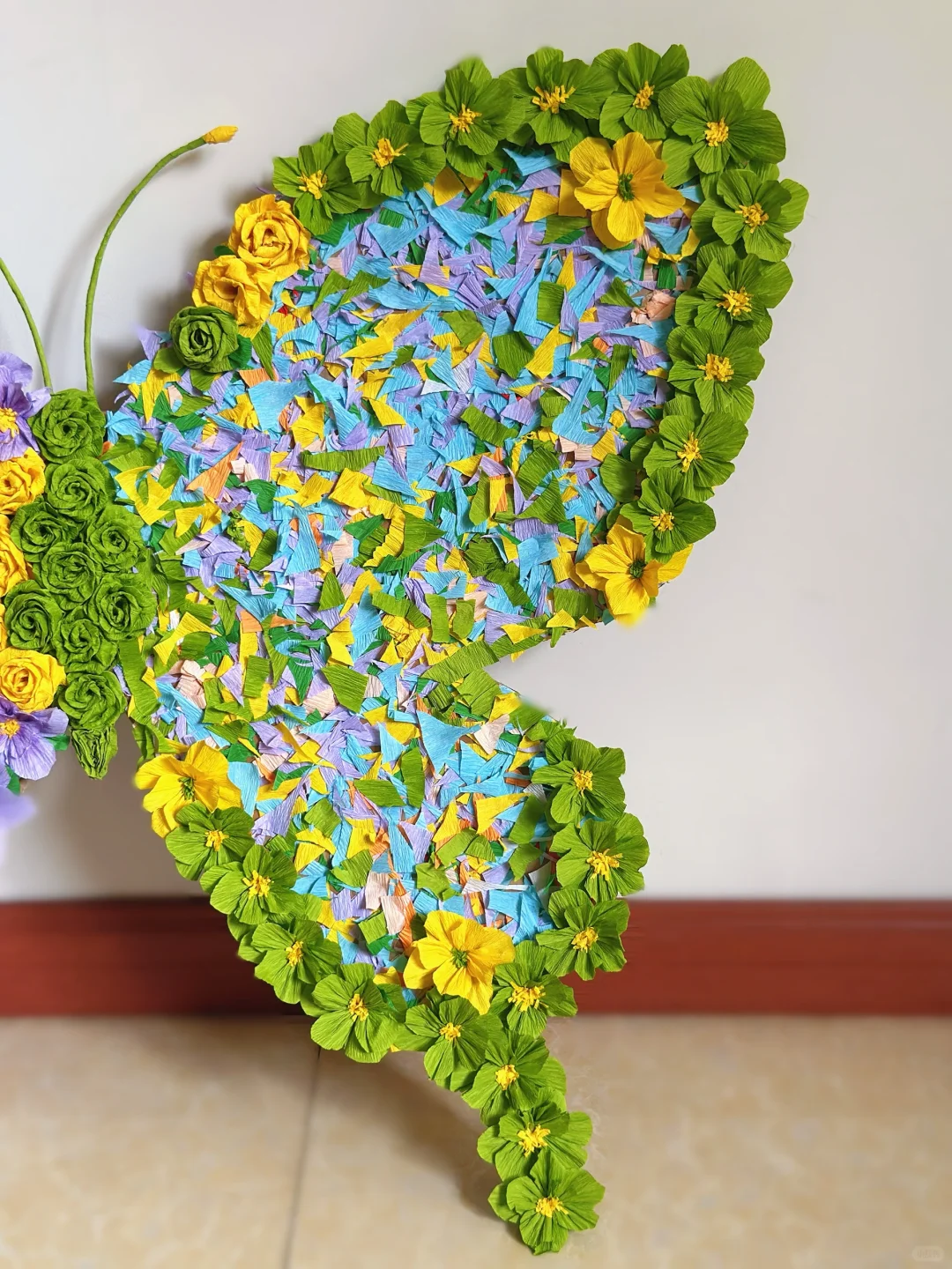 ?几块钱的浪漫｜我的褶皱蝴蝶飞上墙啦～?