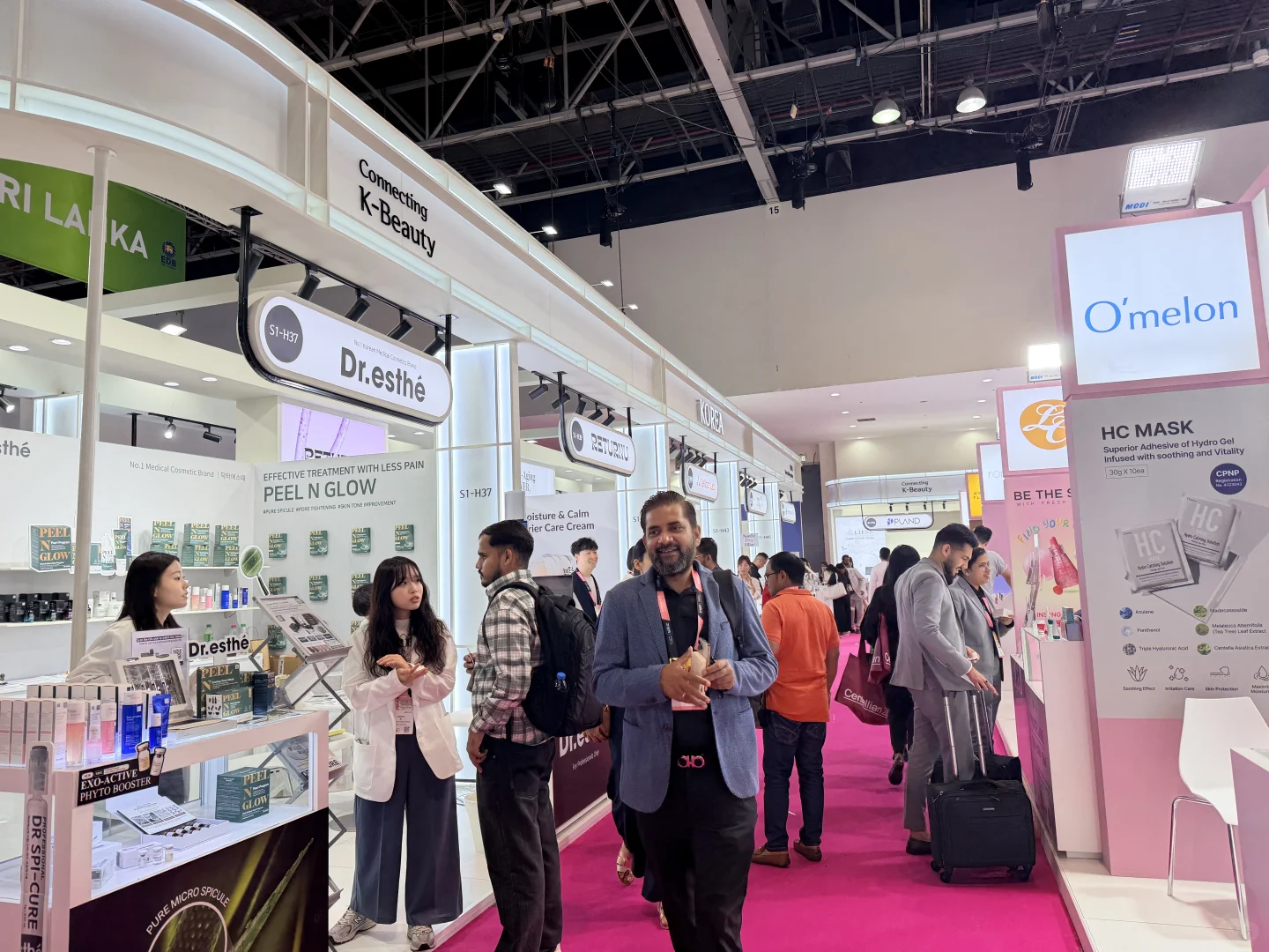 迪拜美容展展会现场