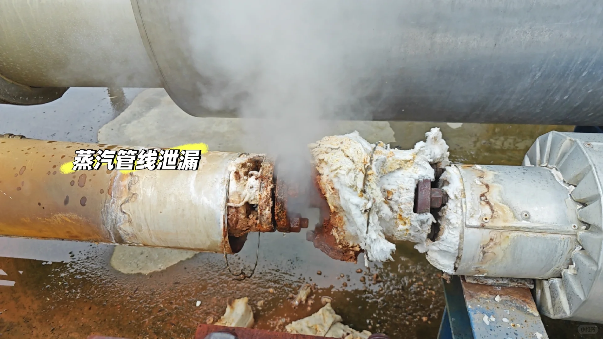 蒸汽管线阀门泄漏