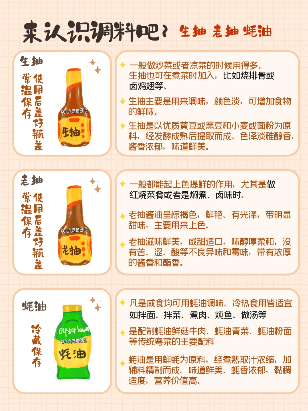 家常调味料应用科普篇❗附多种料汁做法?