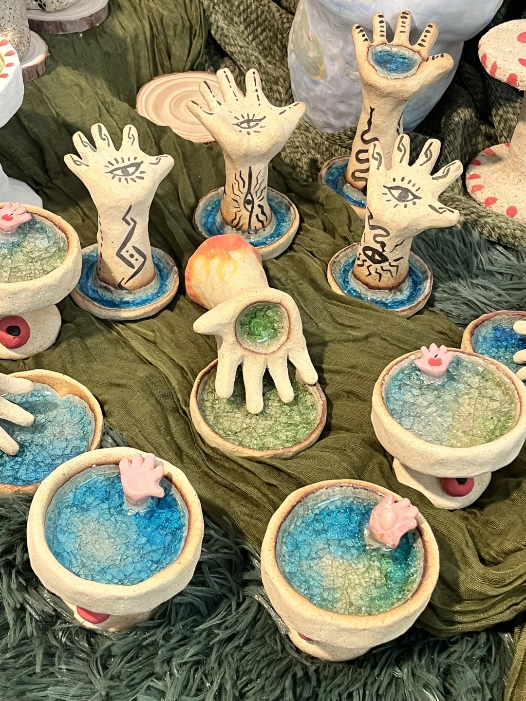 玻璃➕陶瓷?烧出来啦