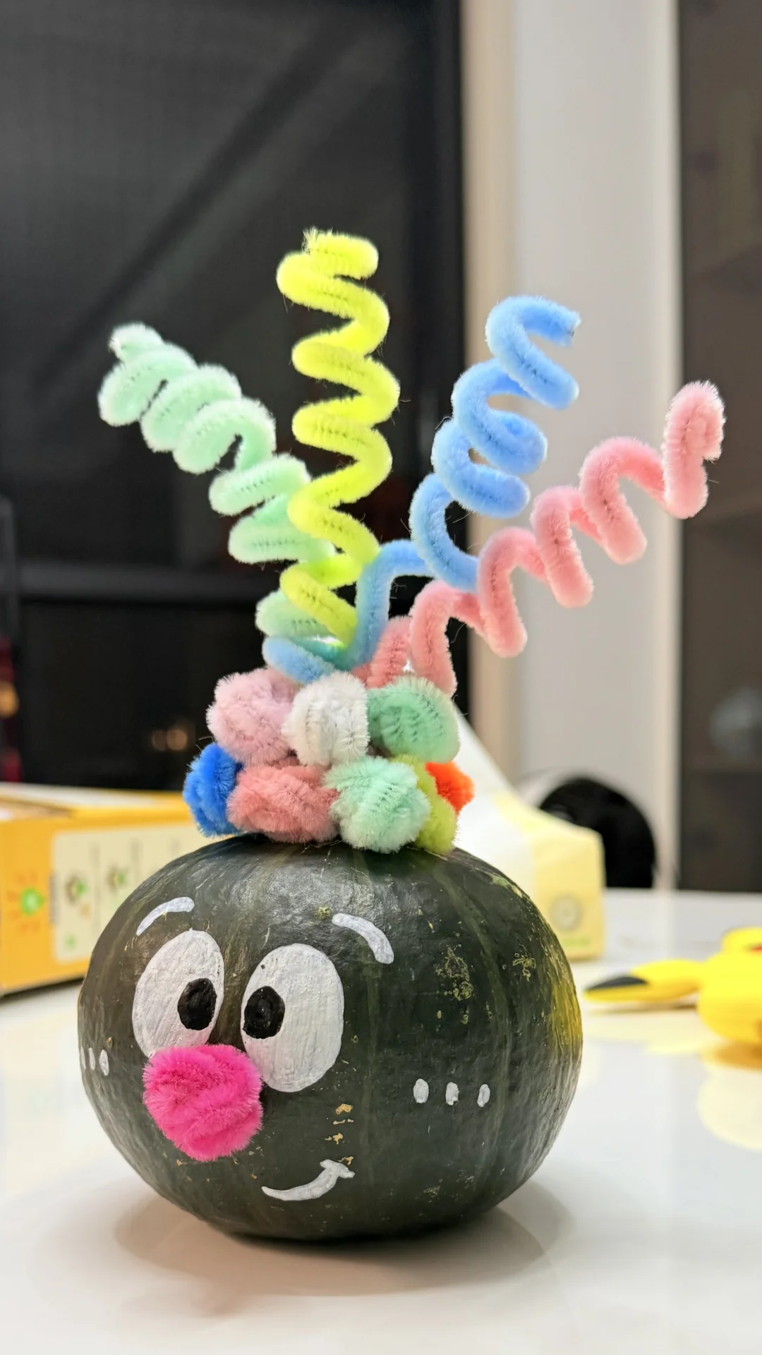 南瓜小人，幼儿园手工20分钟交作业