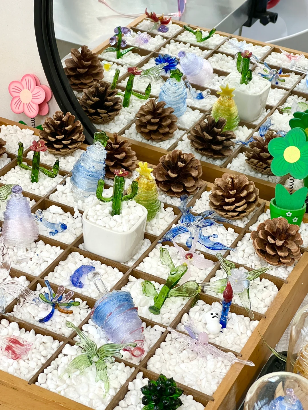 小寨坠大的手工店…治愈系烧玻璃我真的❤️