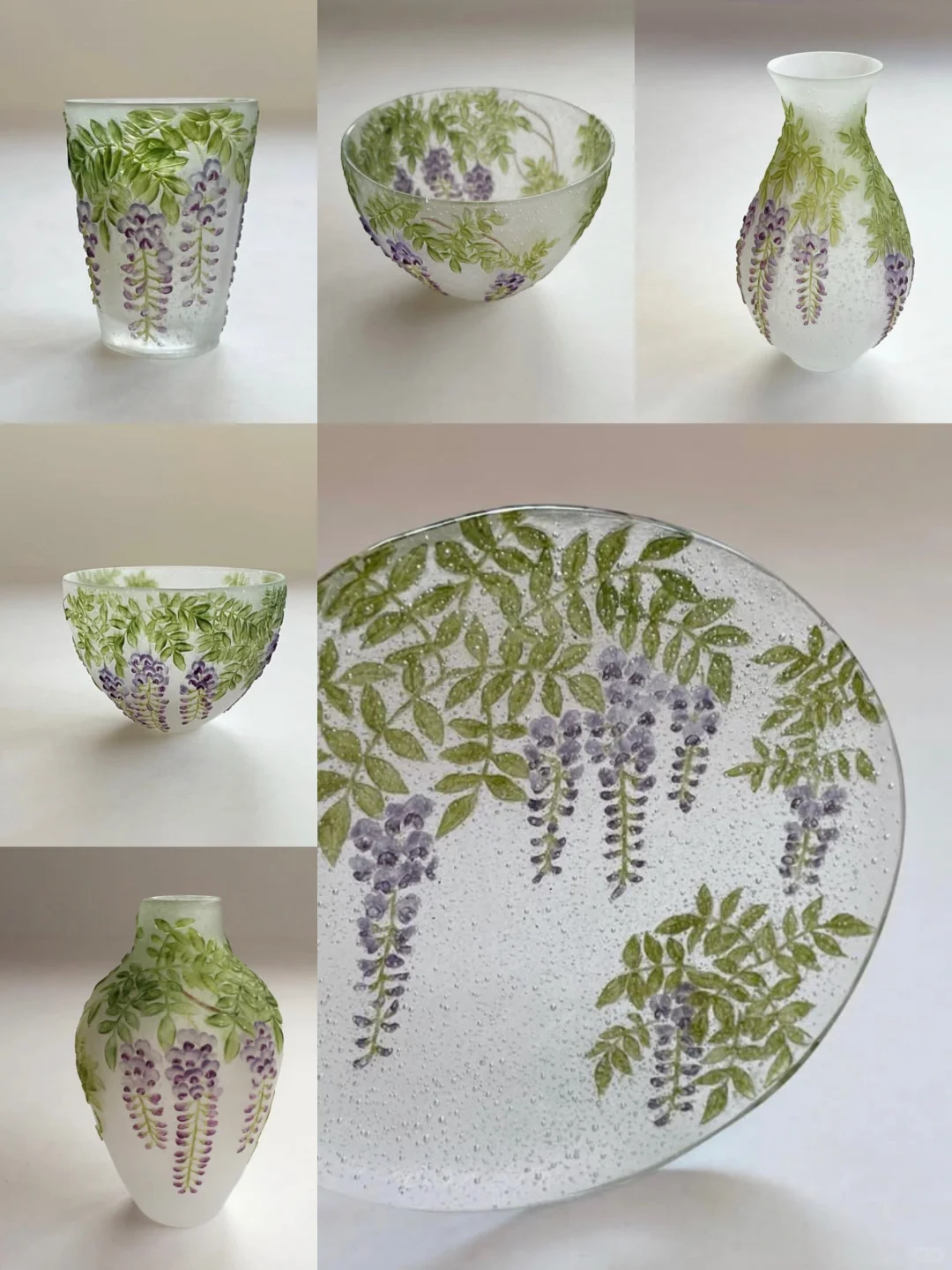 宝藏博主｜日本-冈田多惠 美丽的玻璃器物