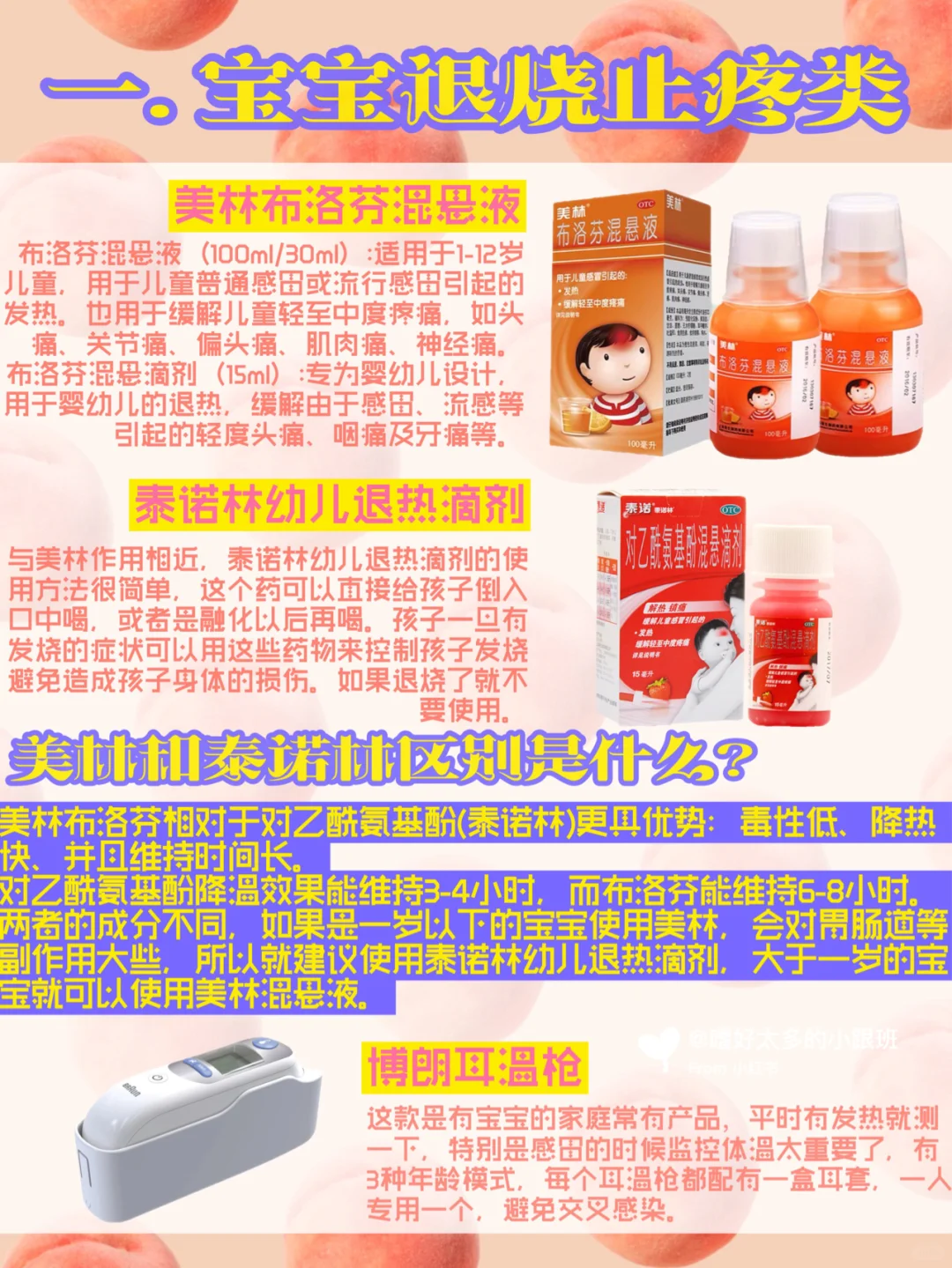 宝宝常用药、家用药&超全｜新手爸妈收藏