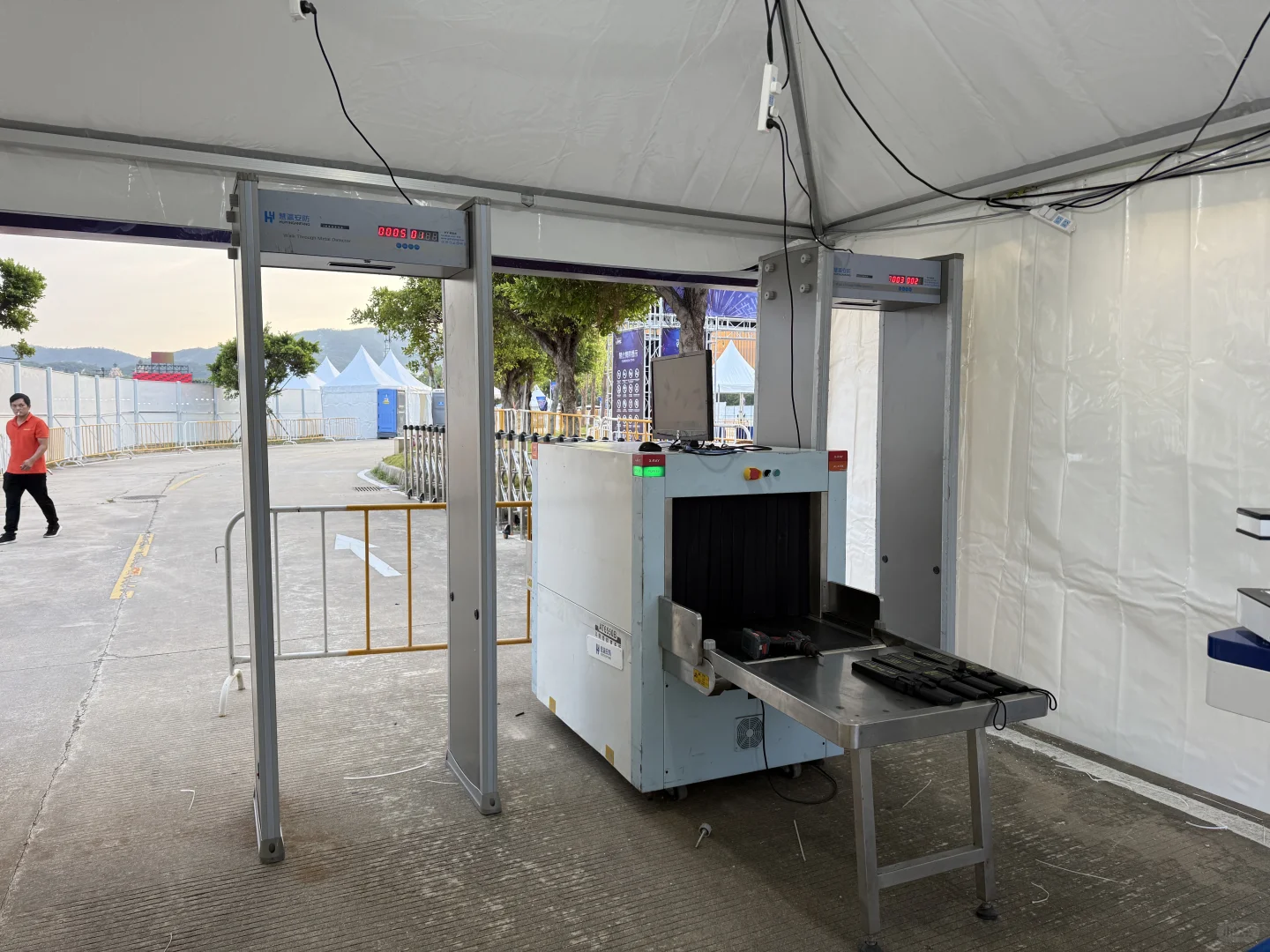 电音节，音乐节 演唱会安检门，安检机 租赁