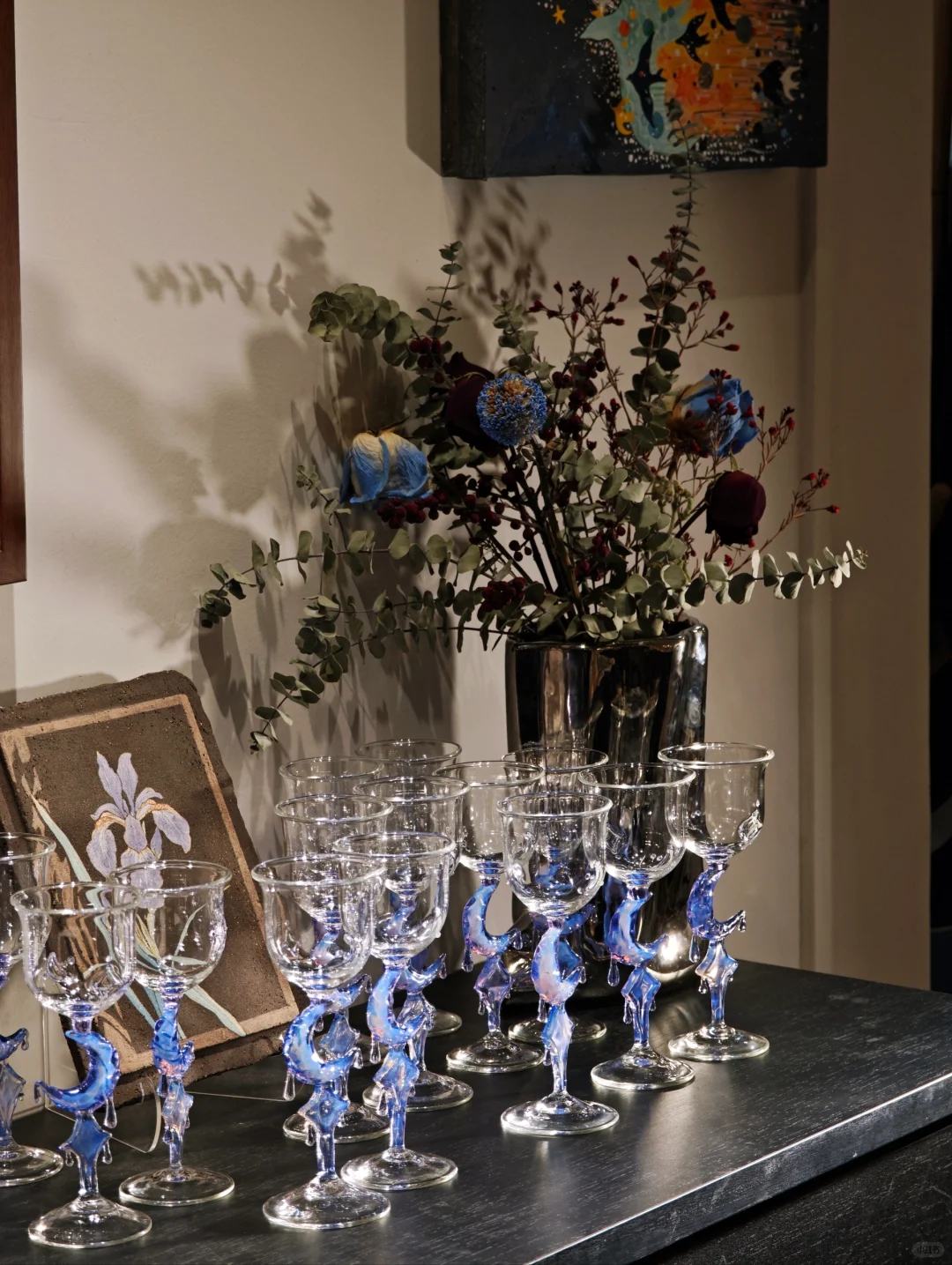 万人期待的星月杯发货啦！灯工玻璃高脚杯