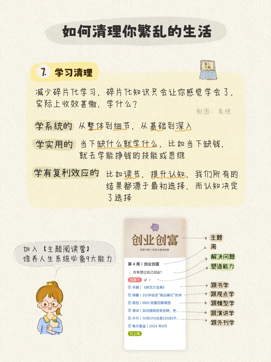 ?从这7️⃣个方面，彻底整理你繁乱的生活