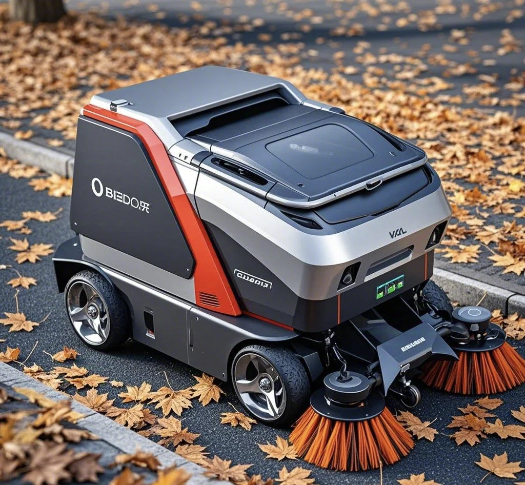 概念落叶收集降解一体车:再生让生活更美好