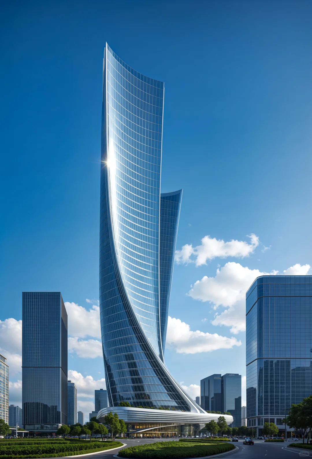 ✨扬帆起航!城市云端的「帆型」办公地标