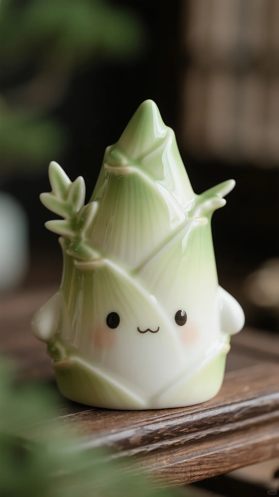 这只陶瓷竹笋，把自然捧在手心里