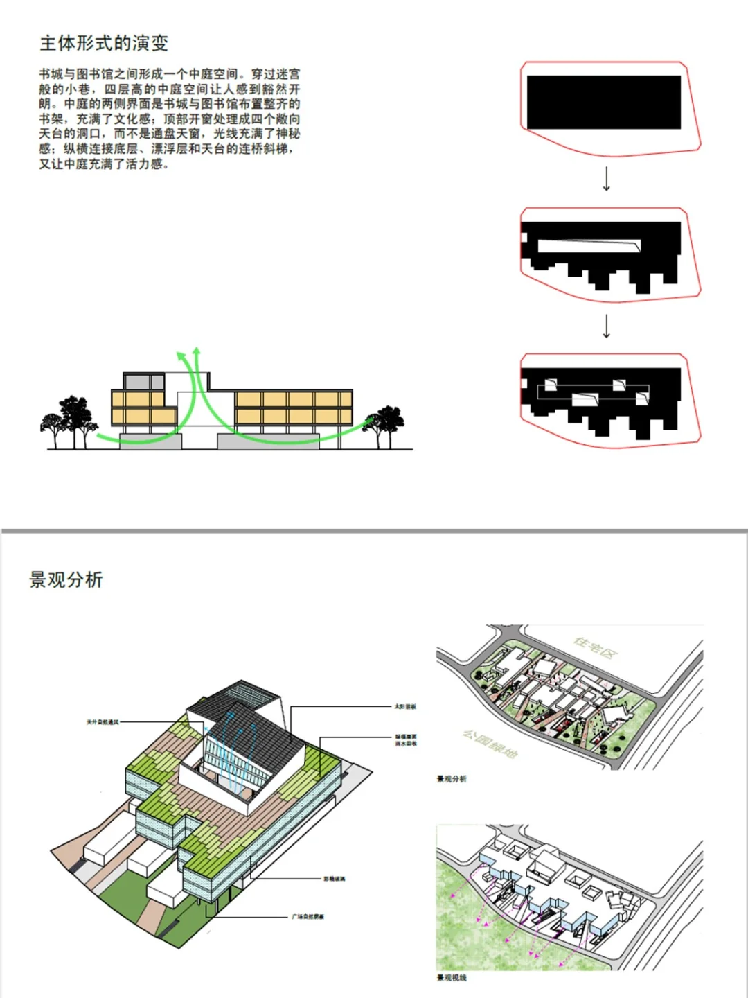 直向建筑_深圳坪山新区文化聚落升起地平线