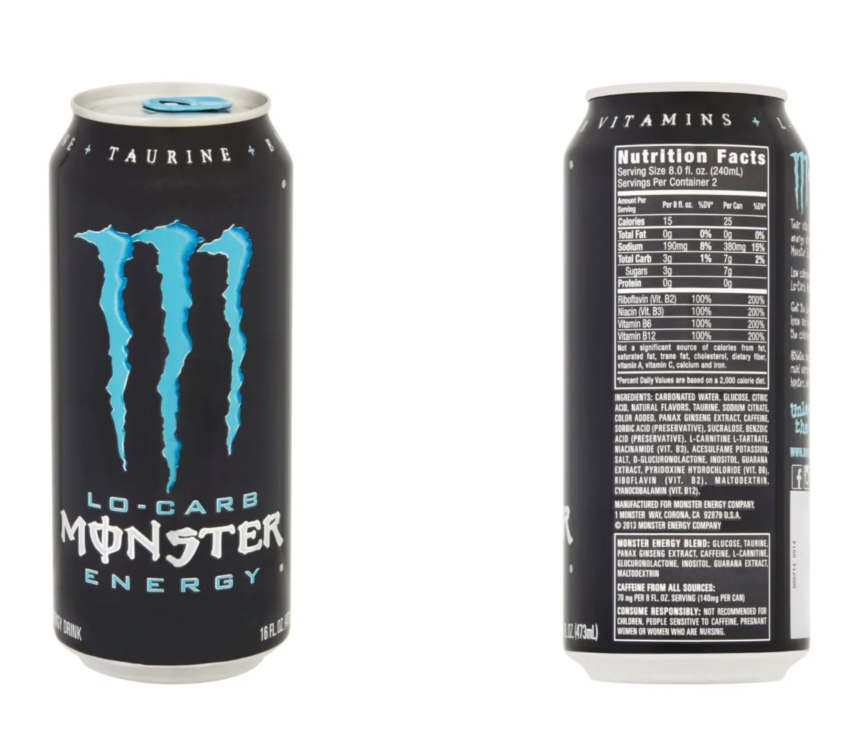 北美低卡版魔爪功能性饮料口味测评