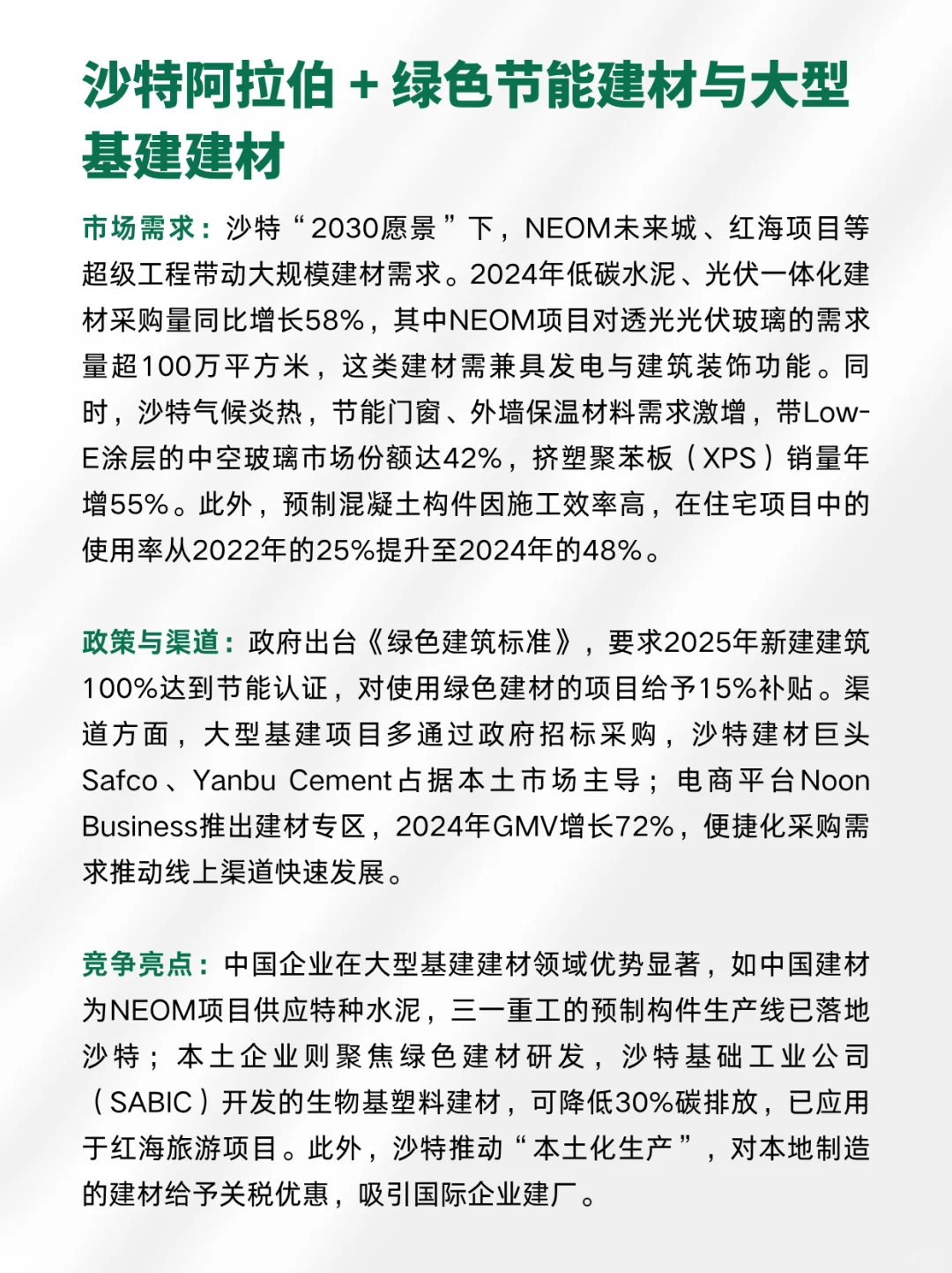 下一个中东风口∶社媒+建材