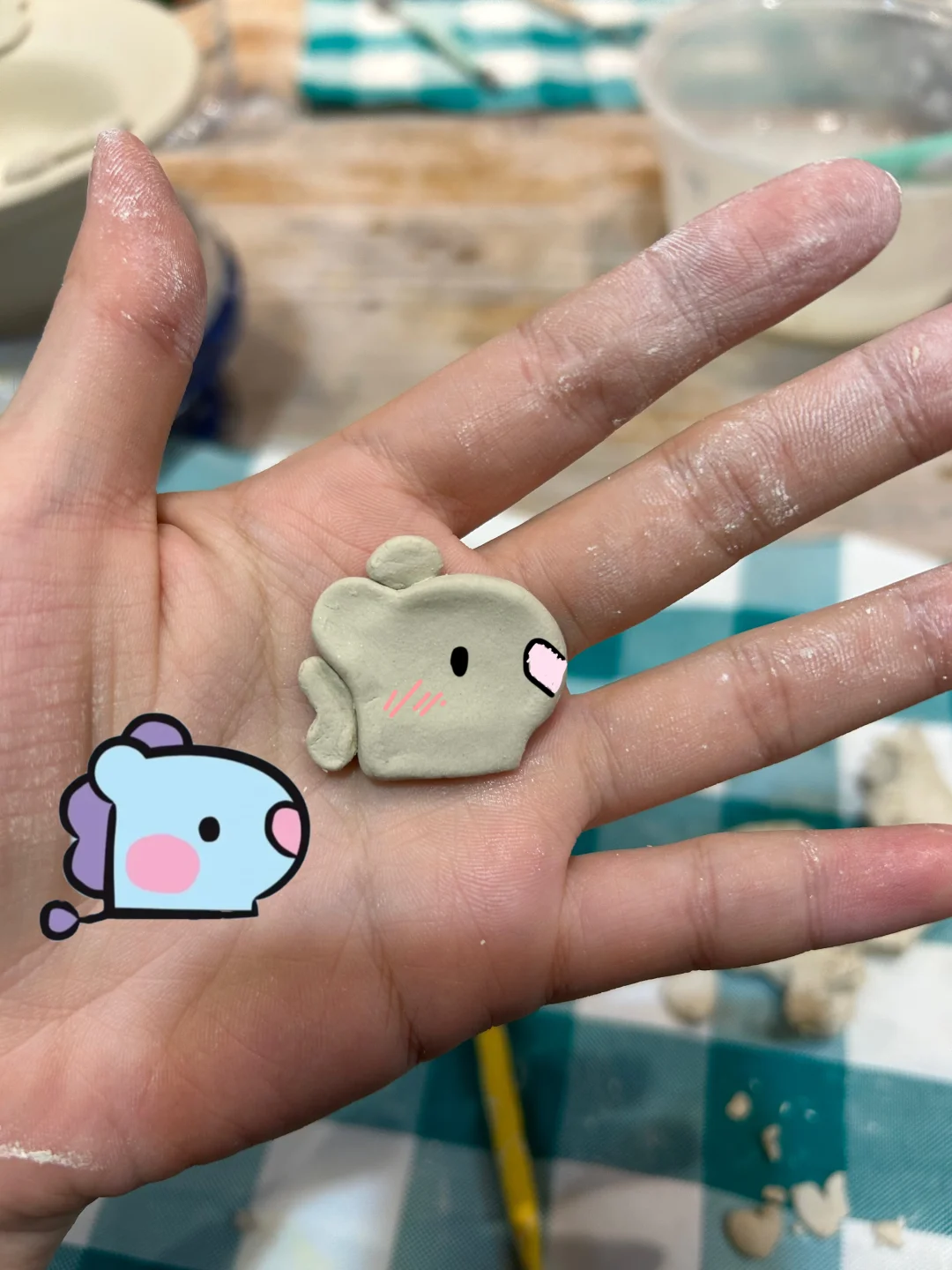 BT21陶艺(๑＞ڡ＜)☆