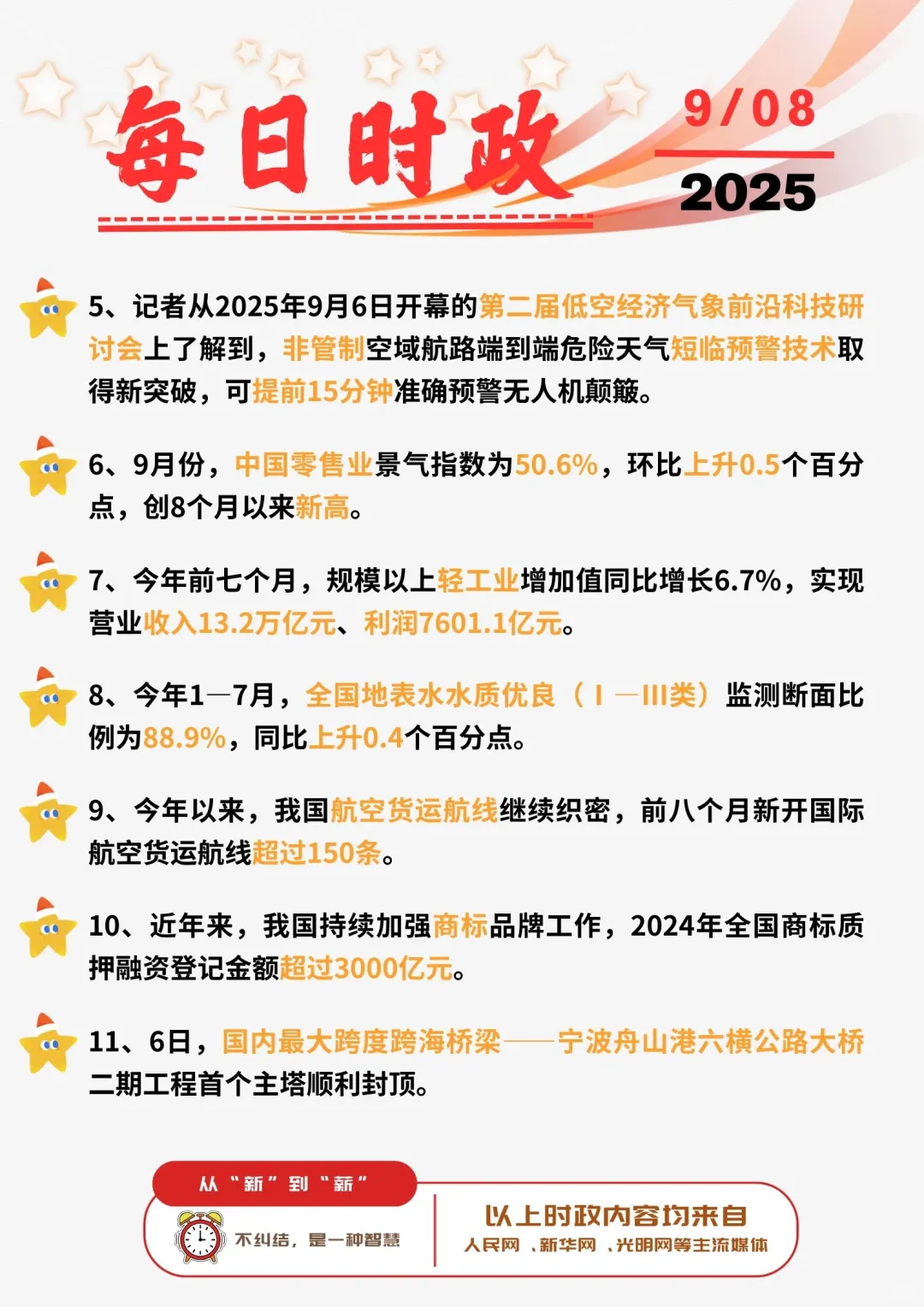 ?每日时政打卡 | 2025年9月8日