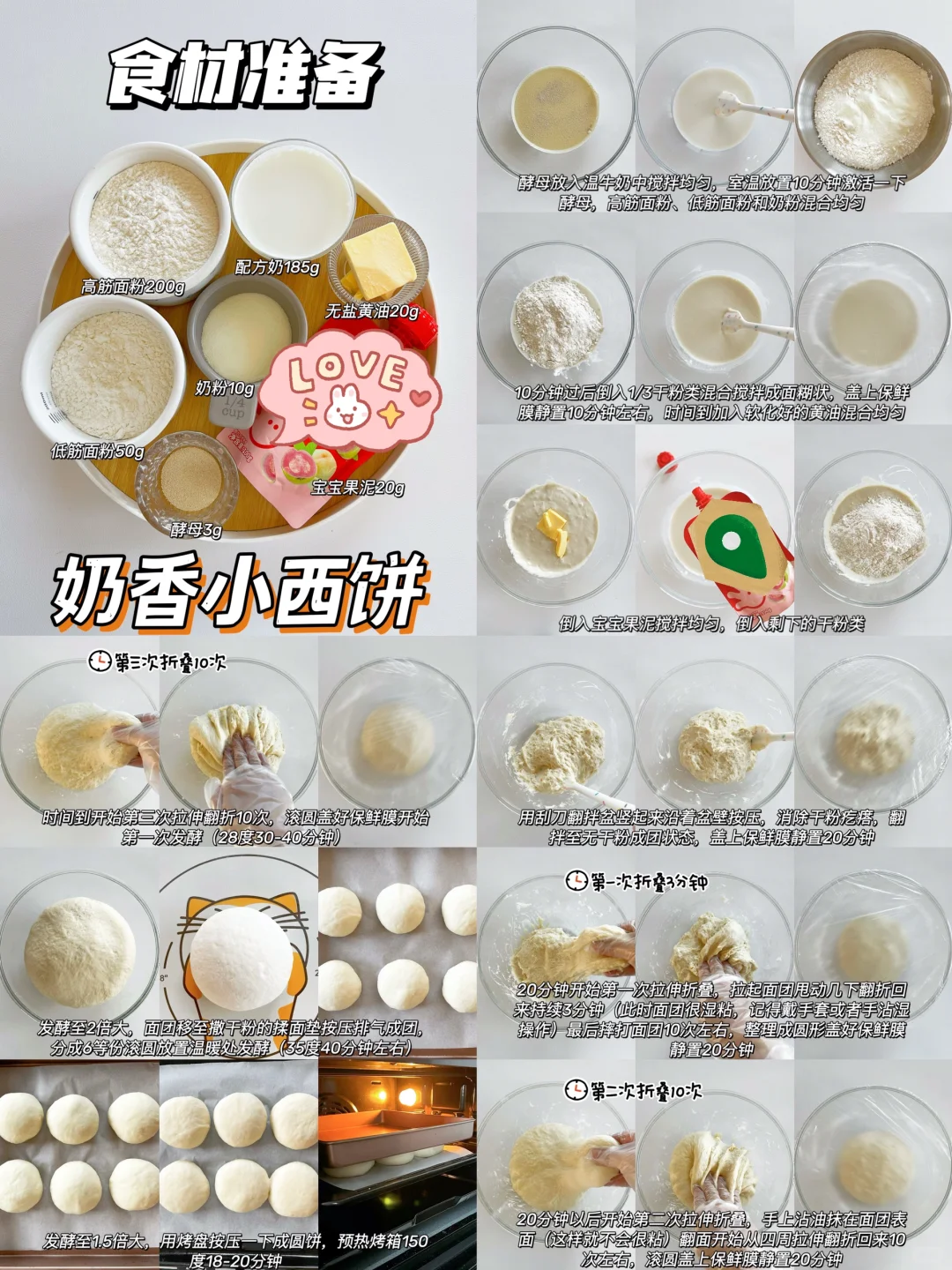 10m+|24款免揉面包/蛋糕?松软香甜·巨好吃✅