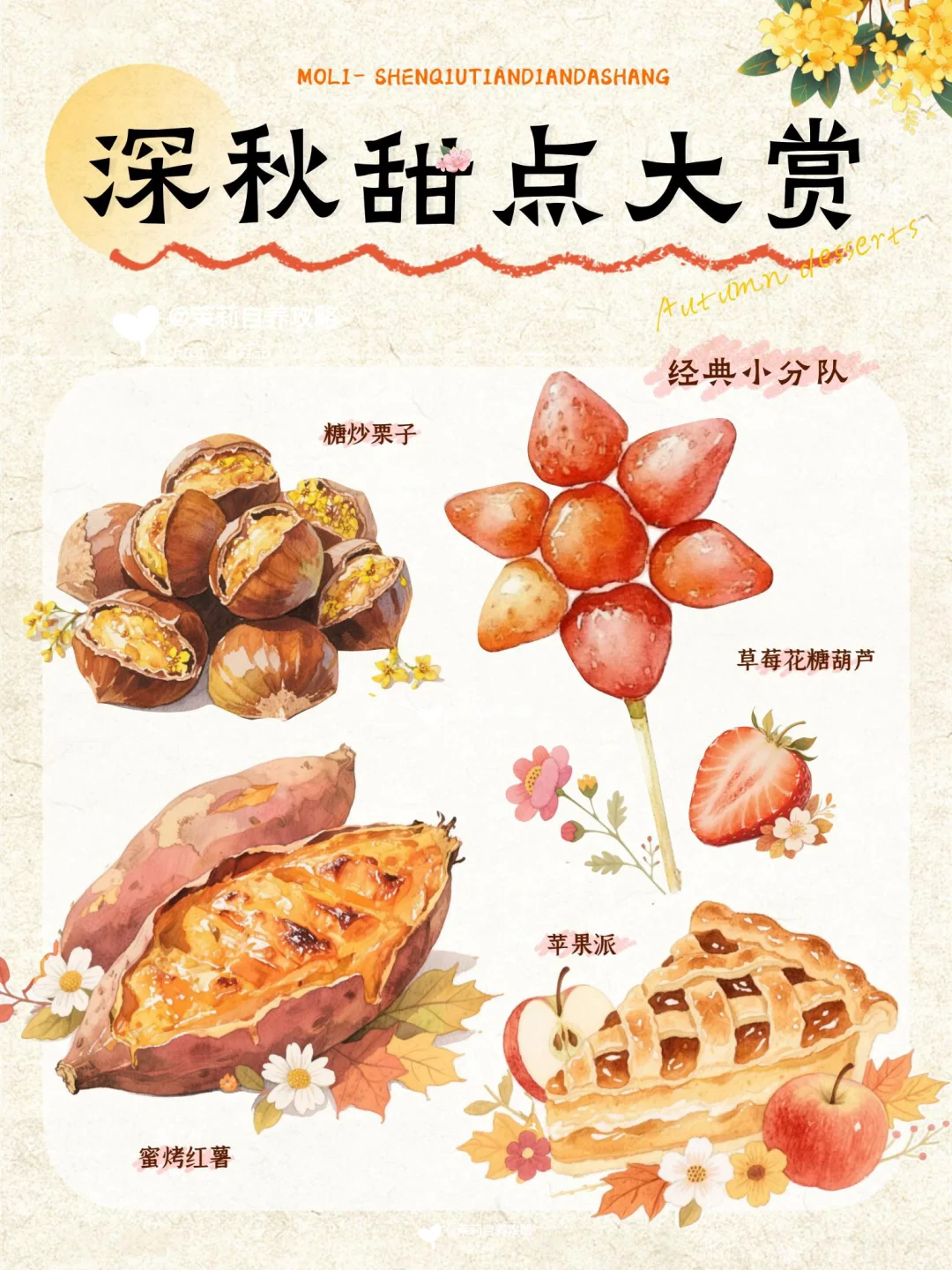 ?深秋三件套?!?邪修甜点who can揣?!