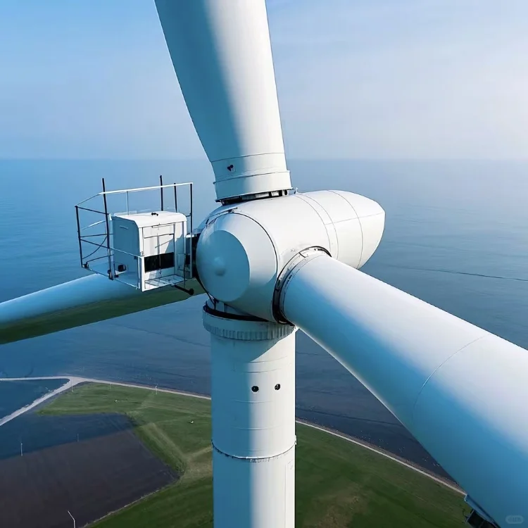 空旷的田野山地上随处可见的大风车?️