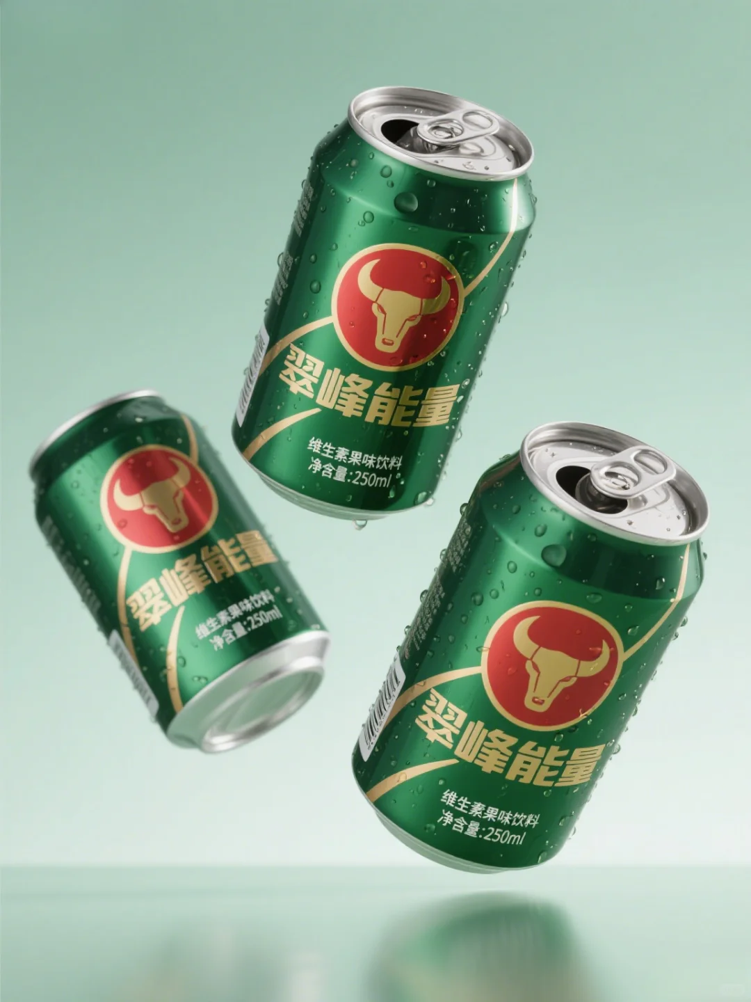 「翠峰能量」维生素果味饮料包装设计～