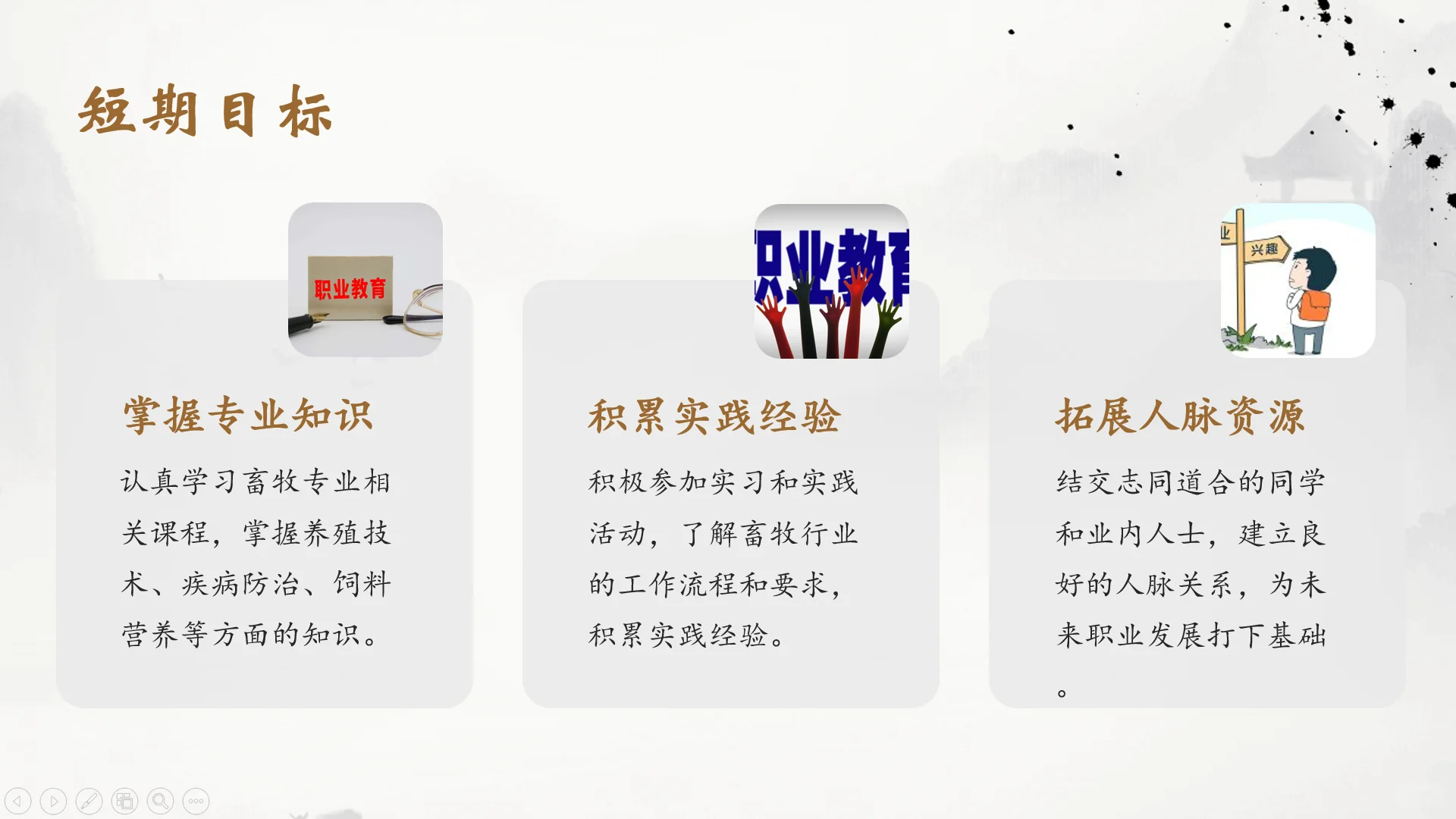 畜牧业职业规划PPT