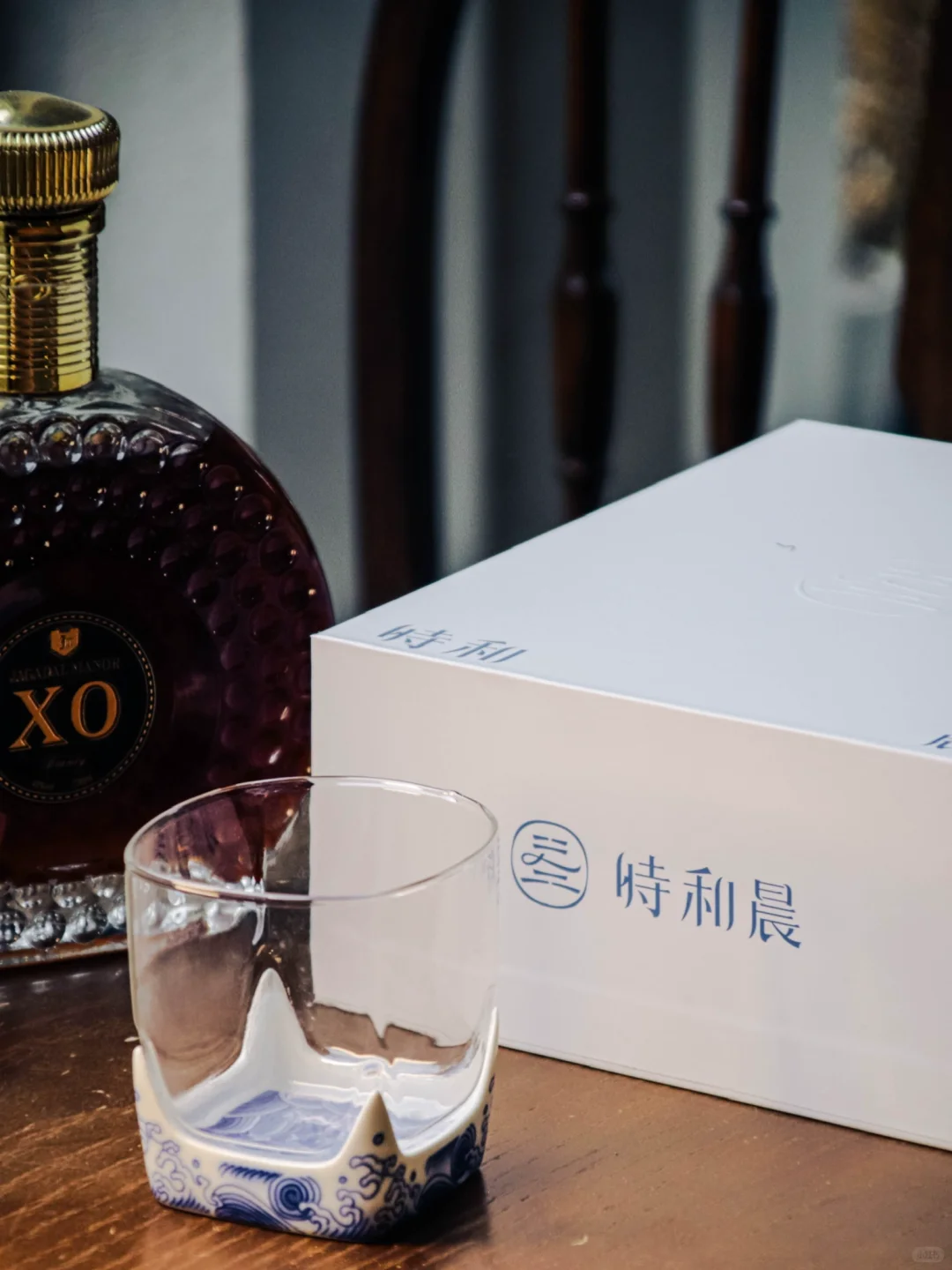 青花瓷浪漫? 新中式威士忌酒杯，太有韵味了
