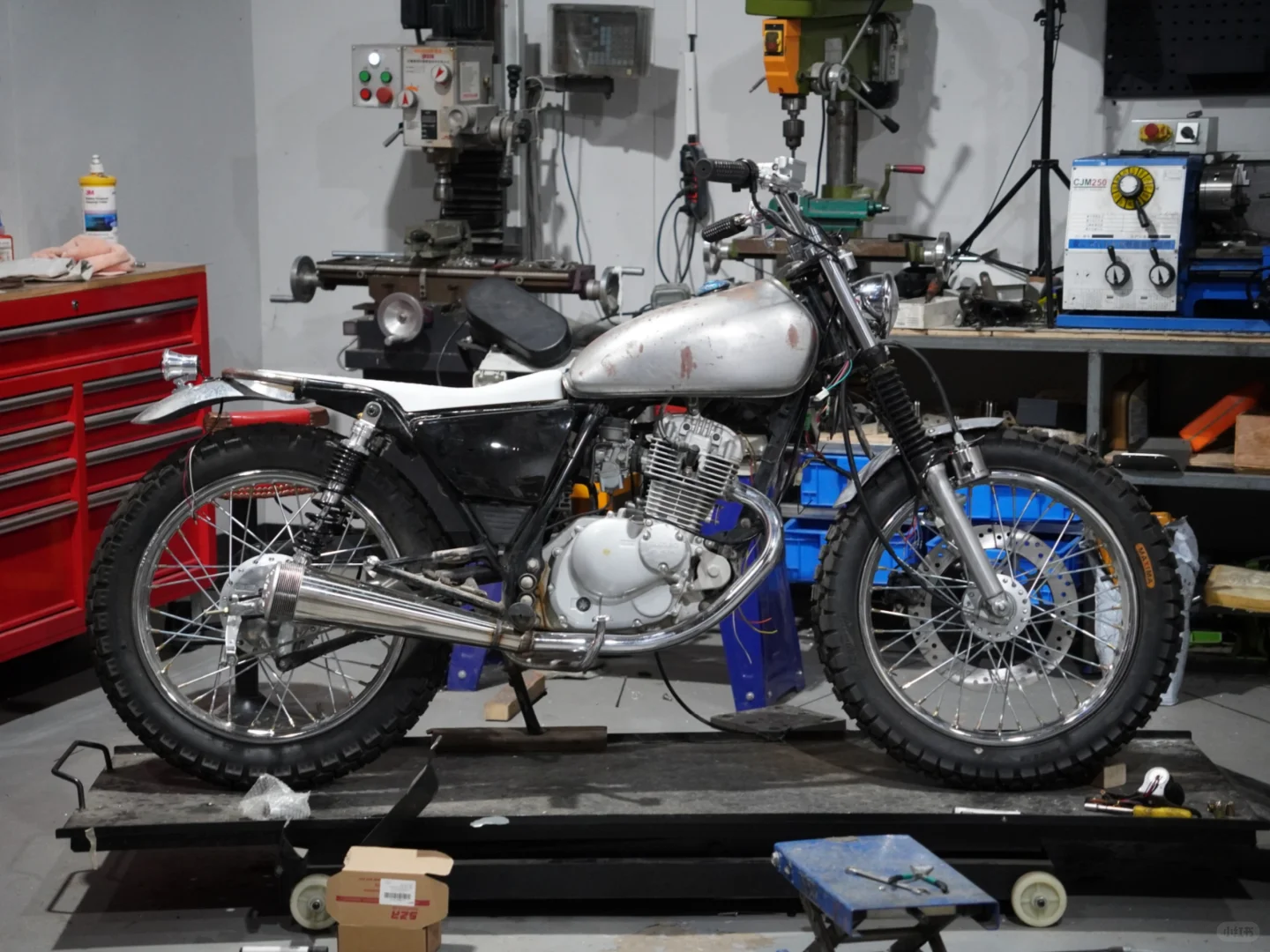 3D打印在改车中的实际运用之铃木GS125改装