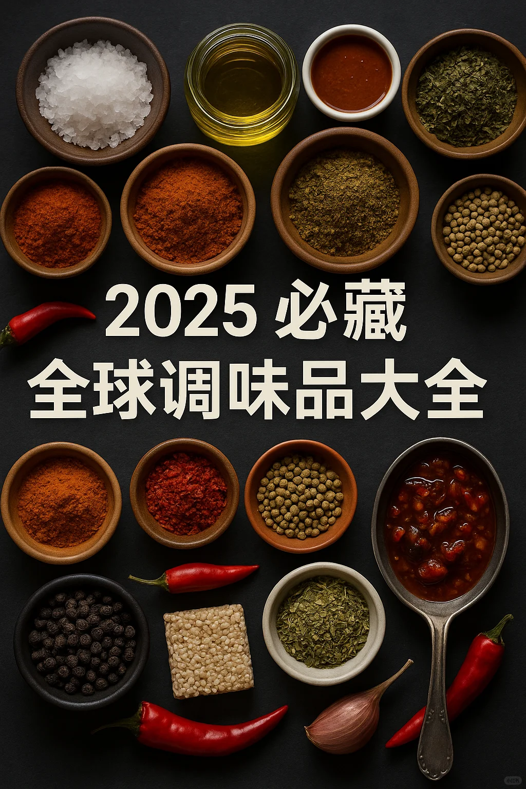 烹饪新手必藏全球调味品大全?