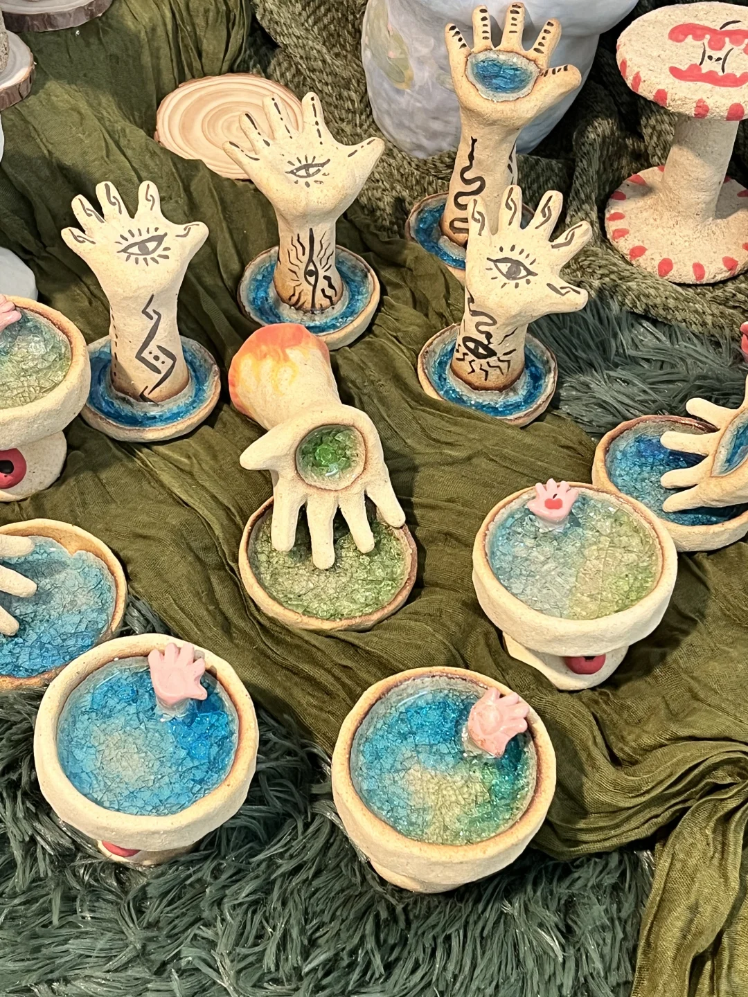 玻璃➕陶瓷?烧出来啦